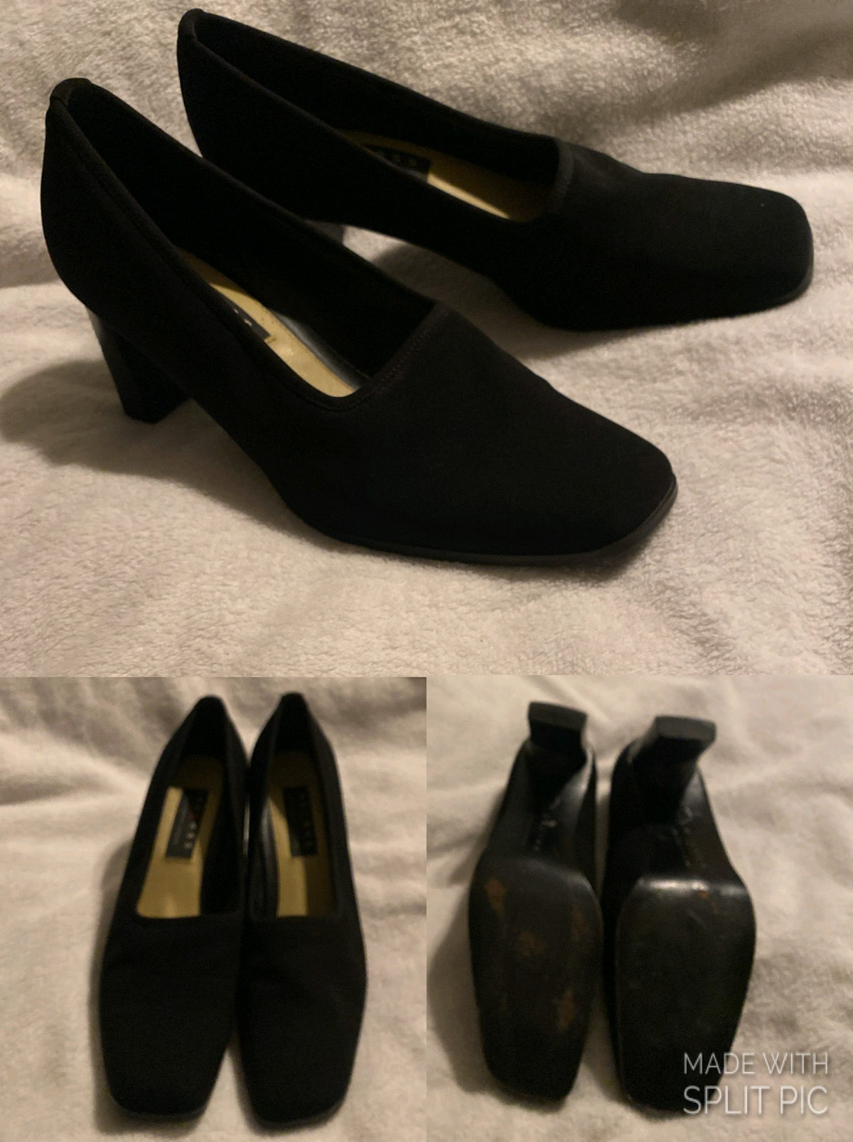 Axcess a Liz Claiborne Company black suede - size Shoes - Adult 8