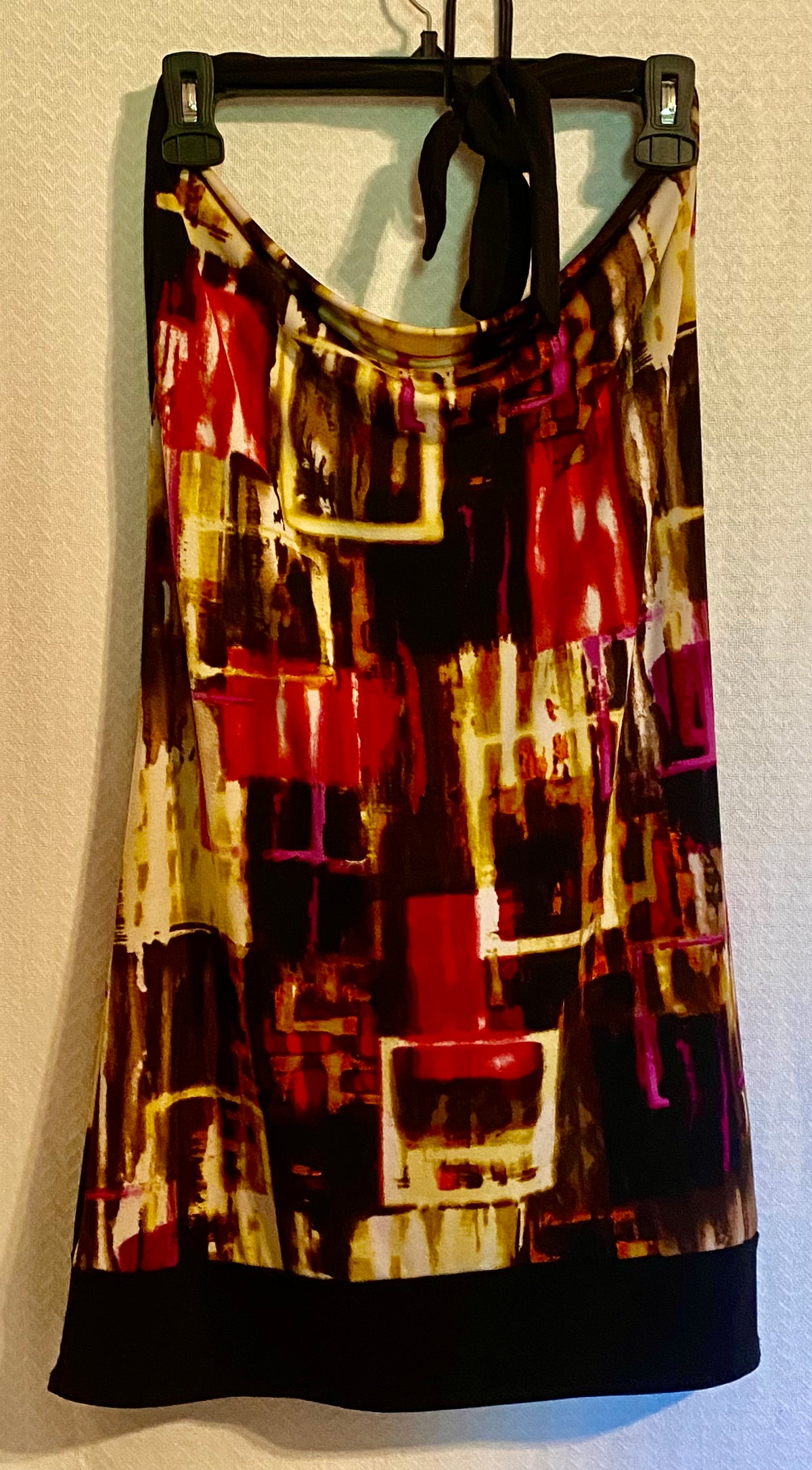 IZ Byer California black Tie behind neck straples - size Women - XL (16/18)