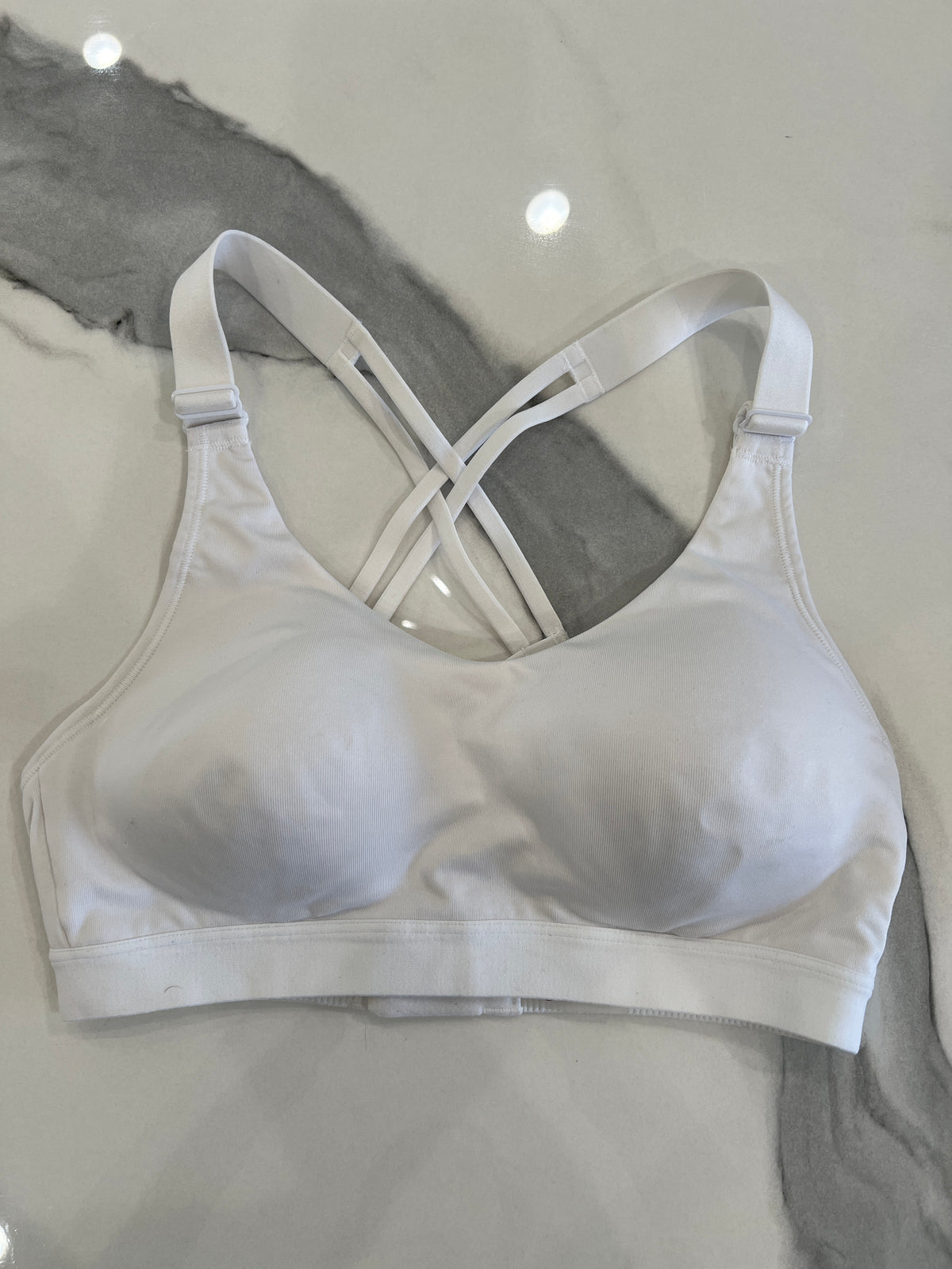 Calia Carrie Underwood White bra szS 11.5 band - size Junior - S (3/5)