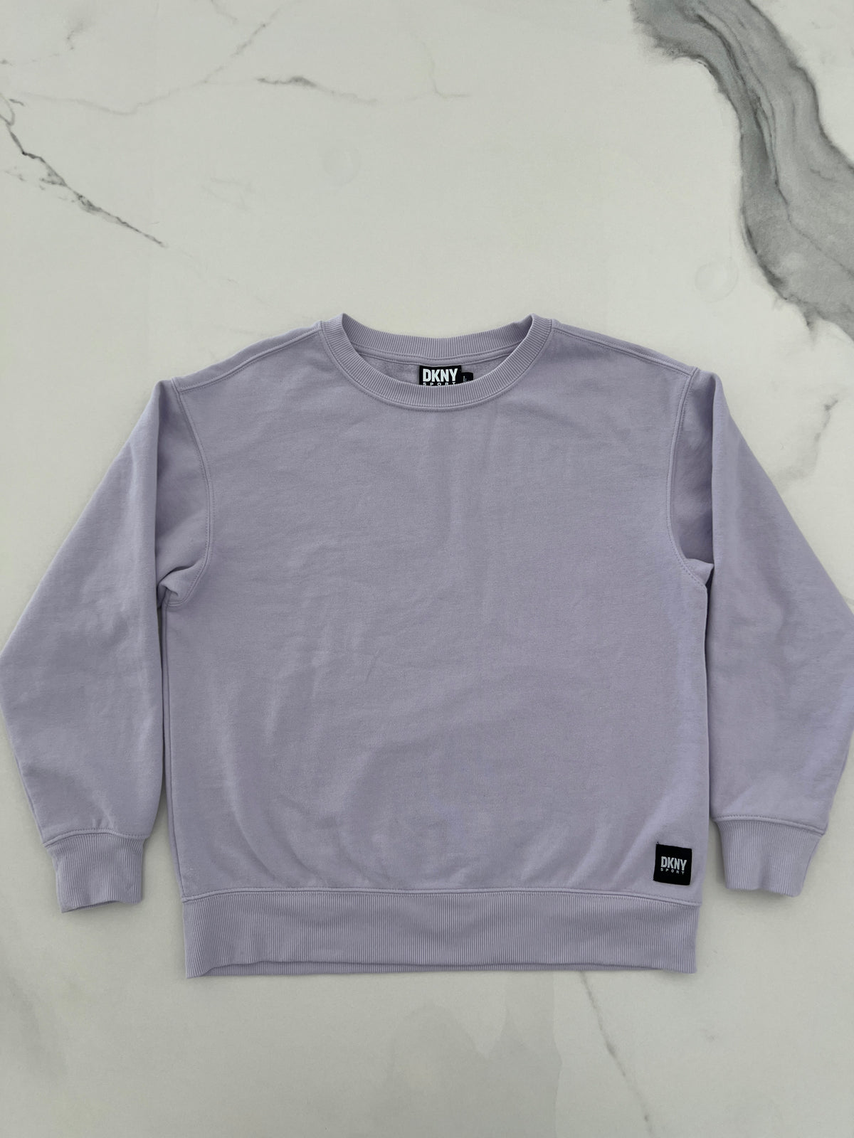 DKNY lt purple sweatshrt SzXS oversized EUC soft - size Junior - XS (0/1)