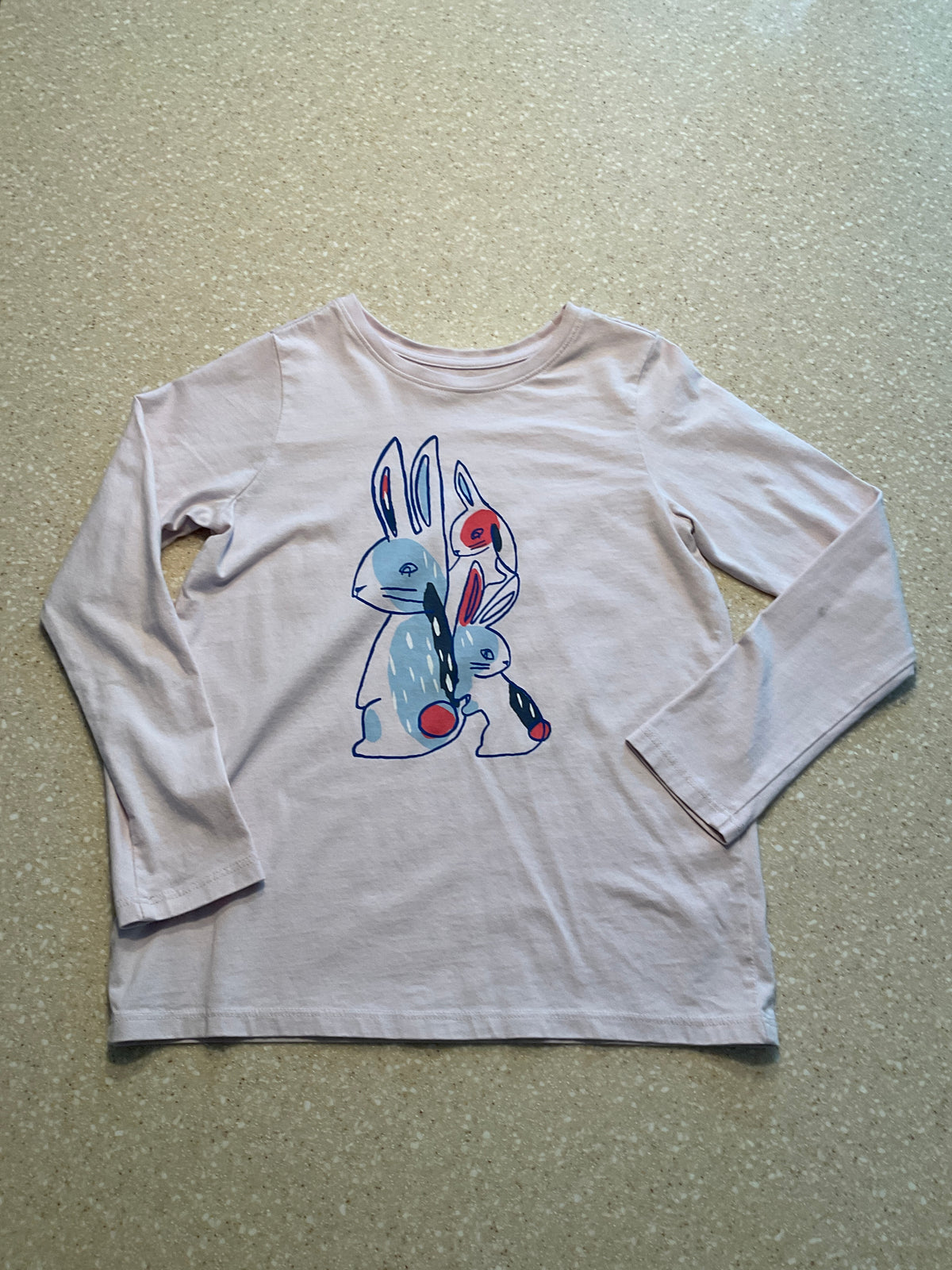 TEA COLLECTION LNG SLV LIGHT ORCHID TEE - size Youth - 10 (L)