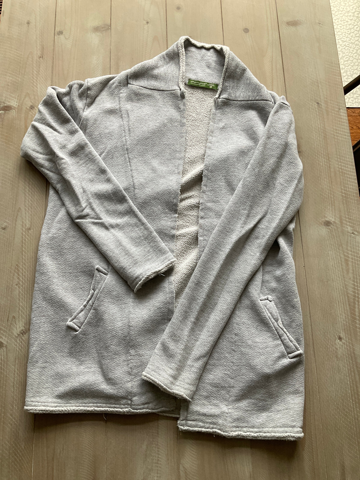 ALTERNATIVE EARTH FLEECE OPEN FRONT CARDIGAN - size Women - S (4/6)