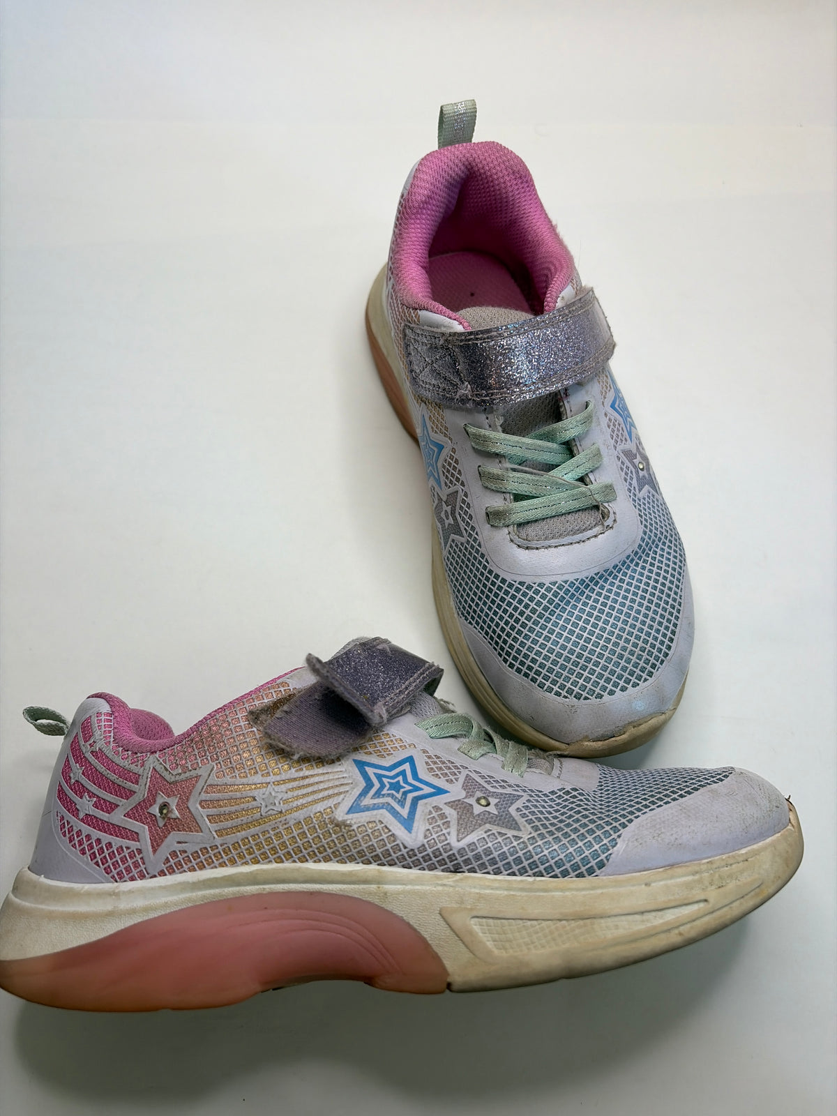 PC Athletic Works Lilac light up sneaker - size Shoes - Kids 1