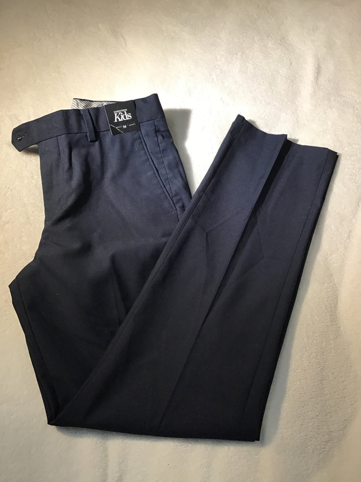 Nordstrom kids navy Brand new w/t dress up - size Youth - 14 (XL)