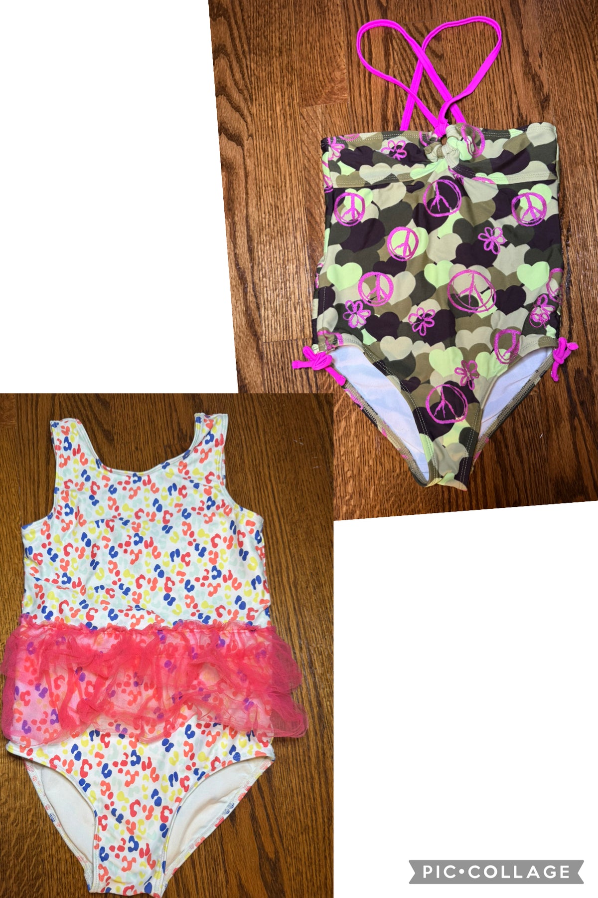 2 swimsuits Ocean Pacific & Harper Canyon - size Youth - 6 (S)