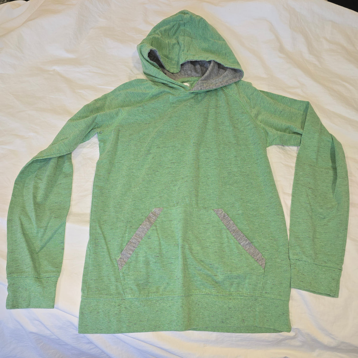 Green hooded long sleeve XL 14/16, wonder nation - size Youth - 14 (XL)