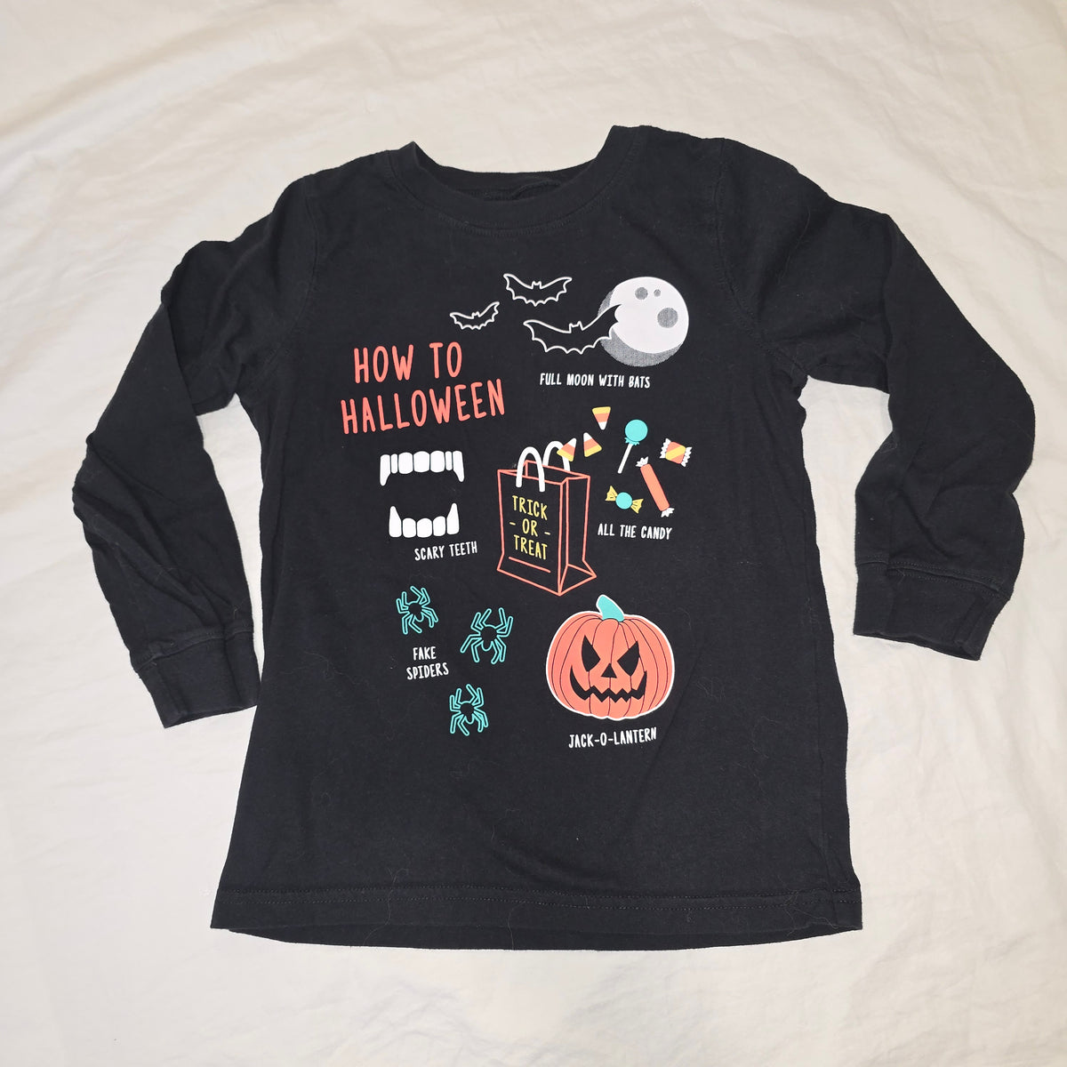 How to Halloween, sz 7, long sleeve, Carters - size Youth - 7 (S)