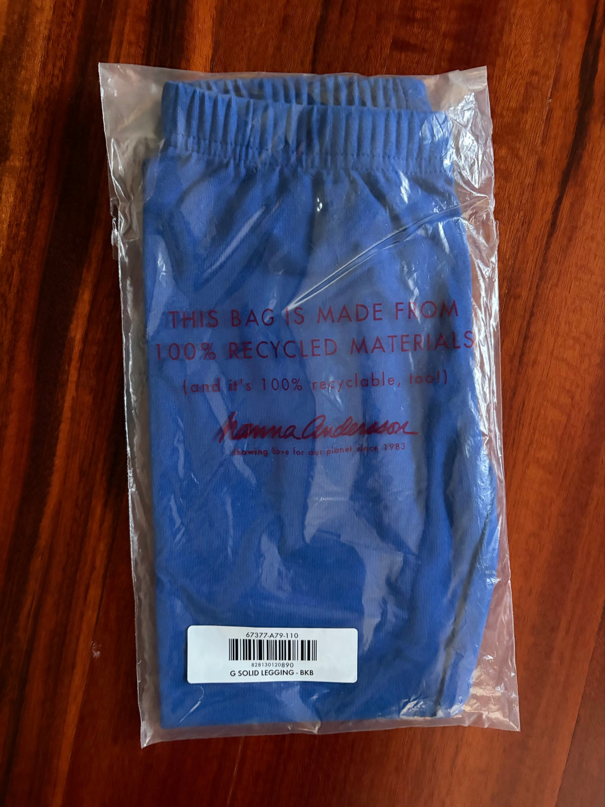 *NWT* Hanna Andersson leggings (BLUE) - size Toddler - 5T