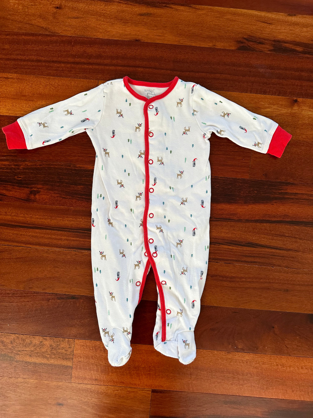 Little planet Organic Winter pjs (unisex) -1/2 - size Month - 3-6 / 6M