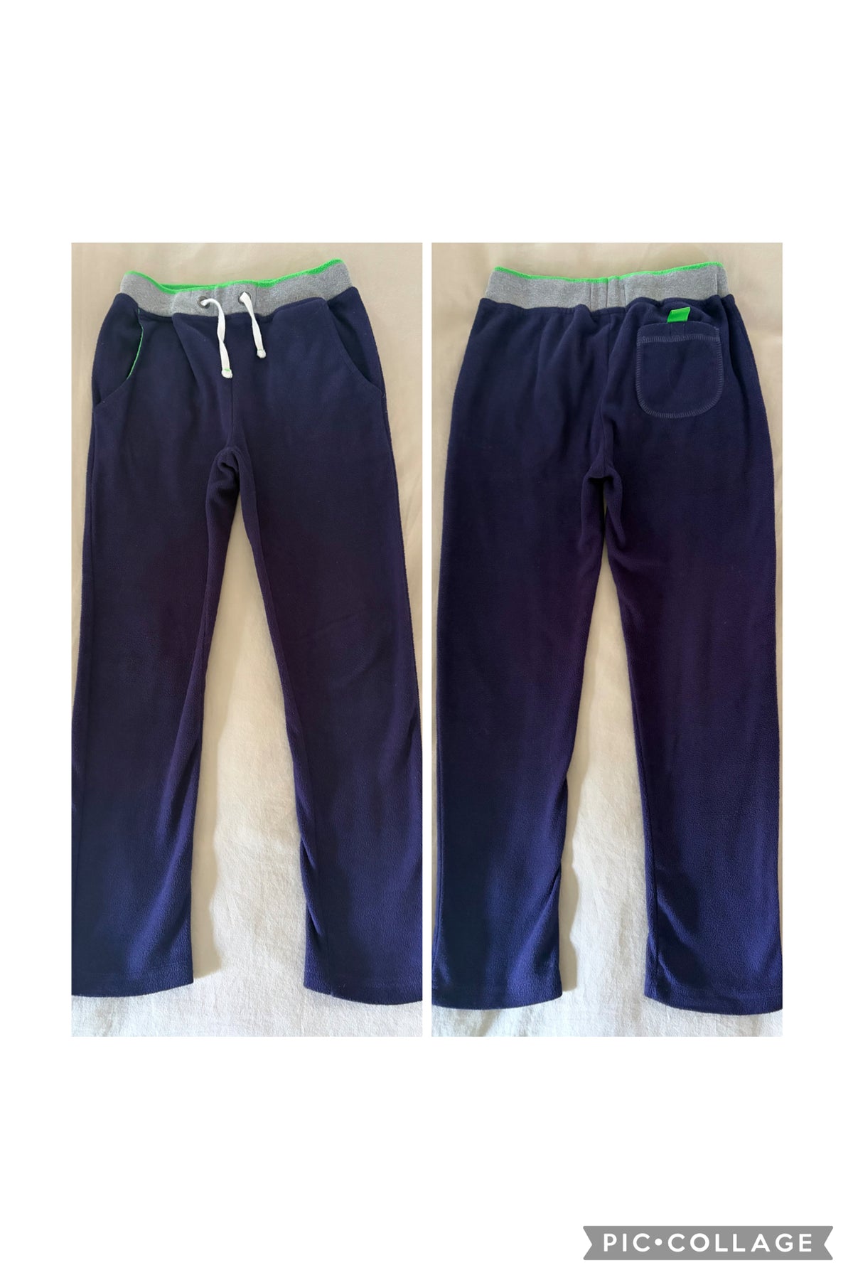 Microfleece navy pants - Super soft -BODEN - VGUC - size Youth - 8 (M)