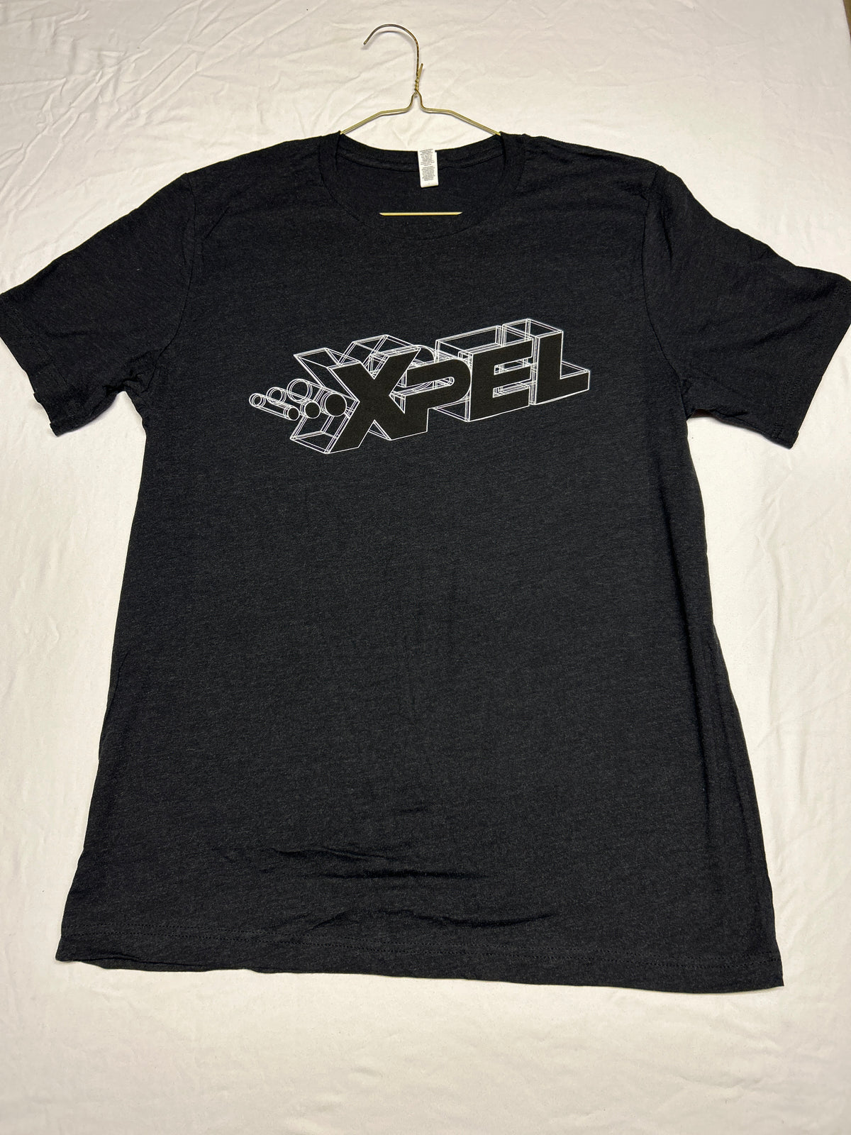 XPEL black ss tshirt Bella Canvas - size Teen/Men - L (36-38)