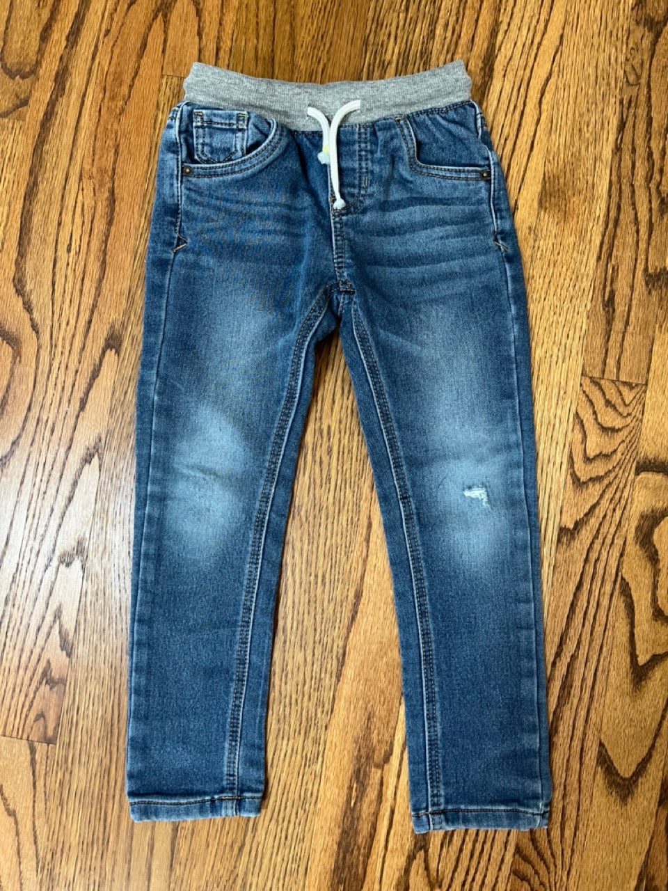 Cat & Jack Skinny Jeans Pull On Distressed GUC - size Toddler - 5T