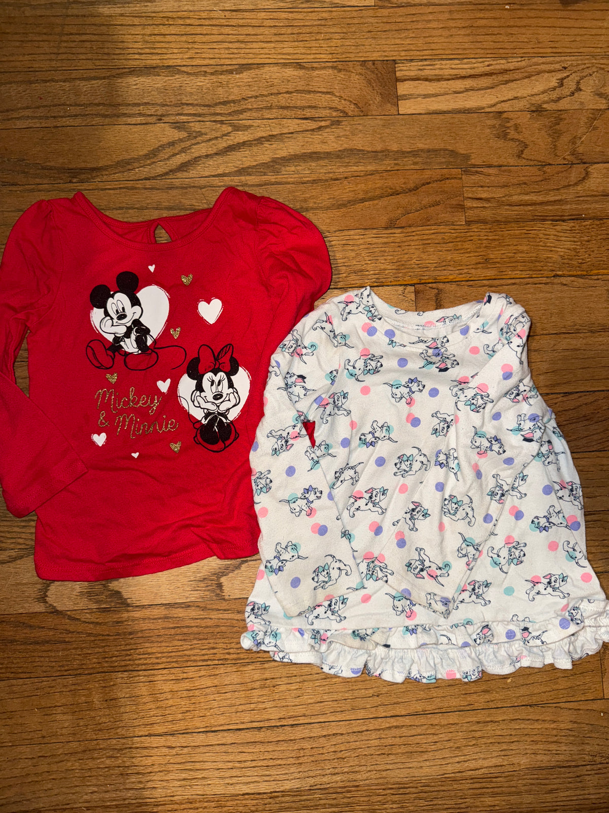 Disney jumping beans Long sleeve shirts GUC - size Month - 18-24 / 24M