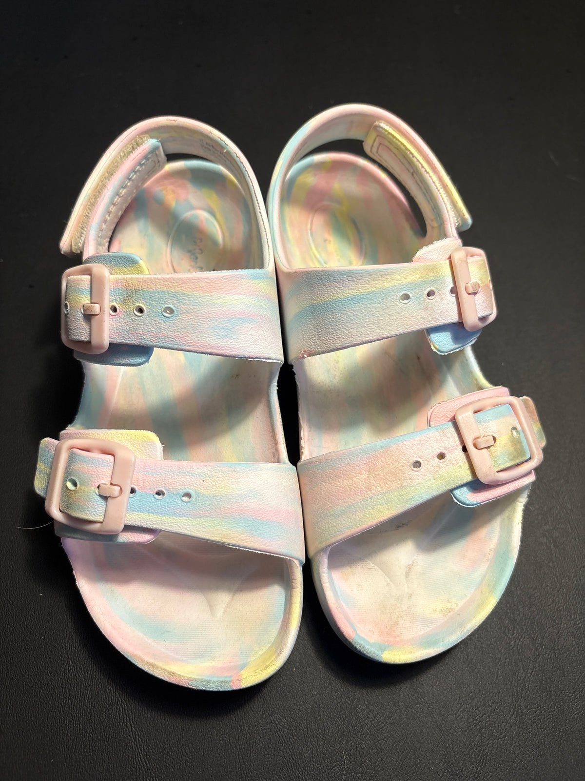 Cat & Jack pastel swirl sandals size 11 - size Shoes - Toddler 11