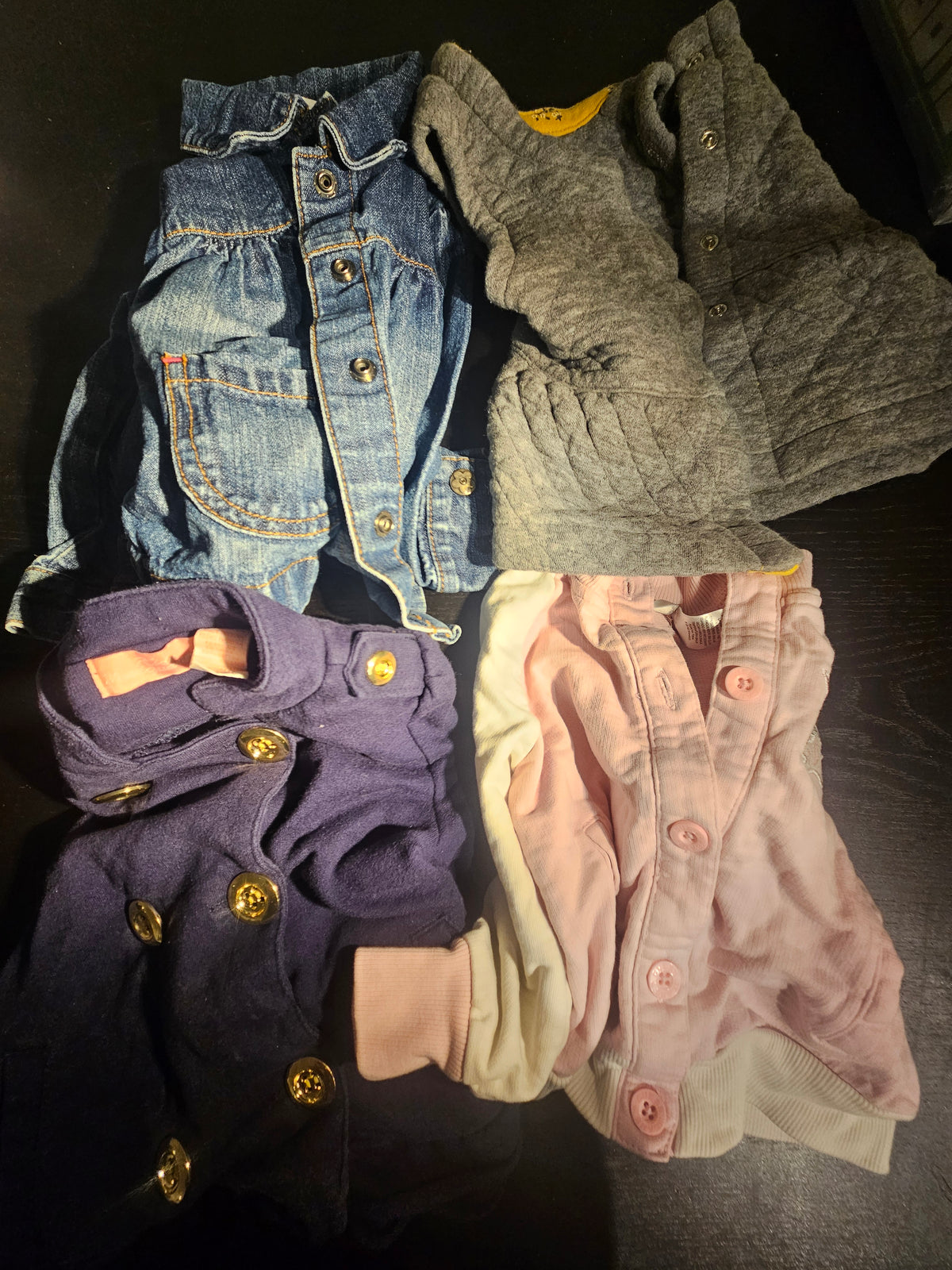 Toddler Girl sweaters 18 18 mo GUC lot of 4 - size Month - 12-18 / 18M