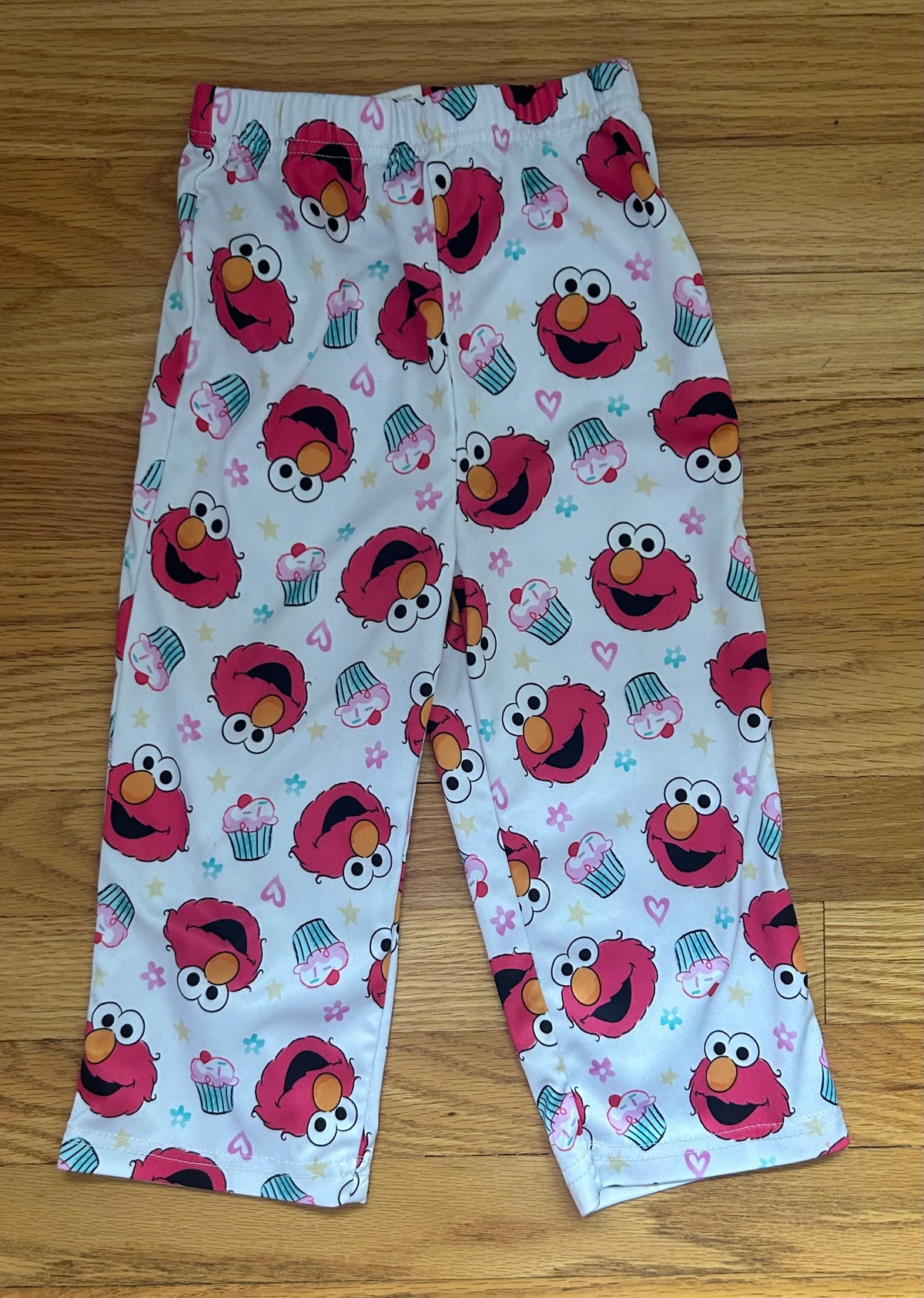 Elmo Cupcake PJ Pants, silky and lightweight - size Toddler - 3T