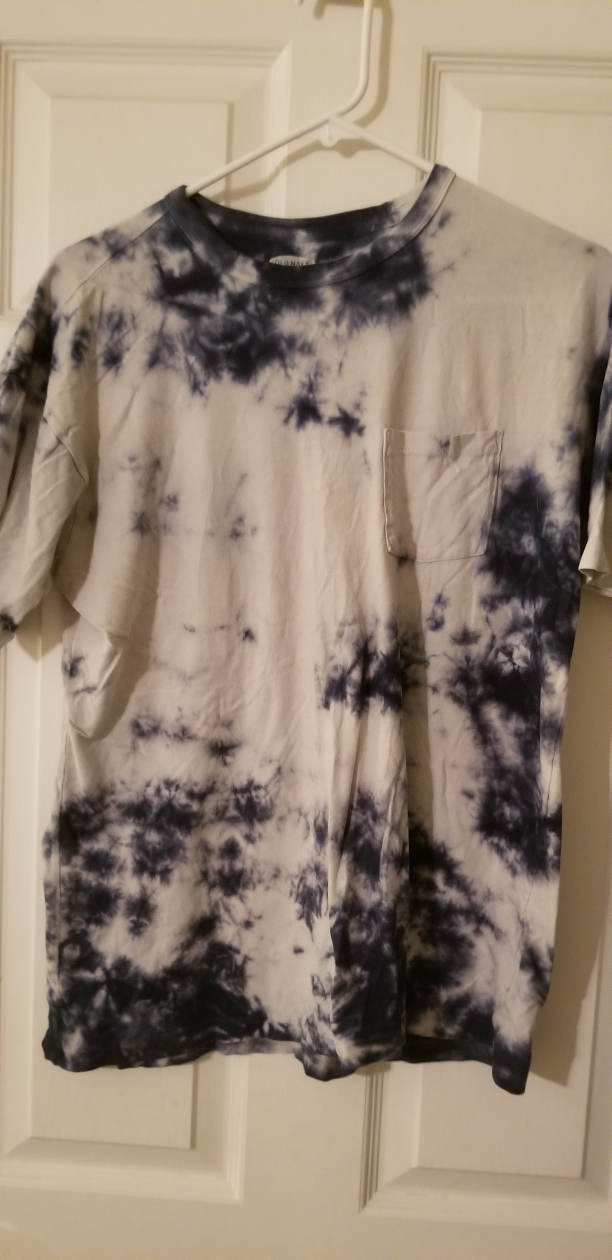 Old Navy Tye Dye T-shirt Sz S Gray & Blue - size Teen/Men - S (29-31)