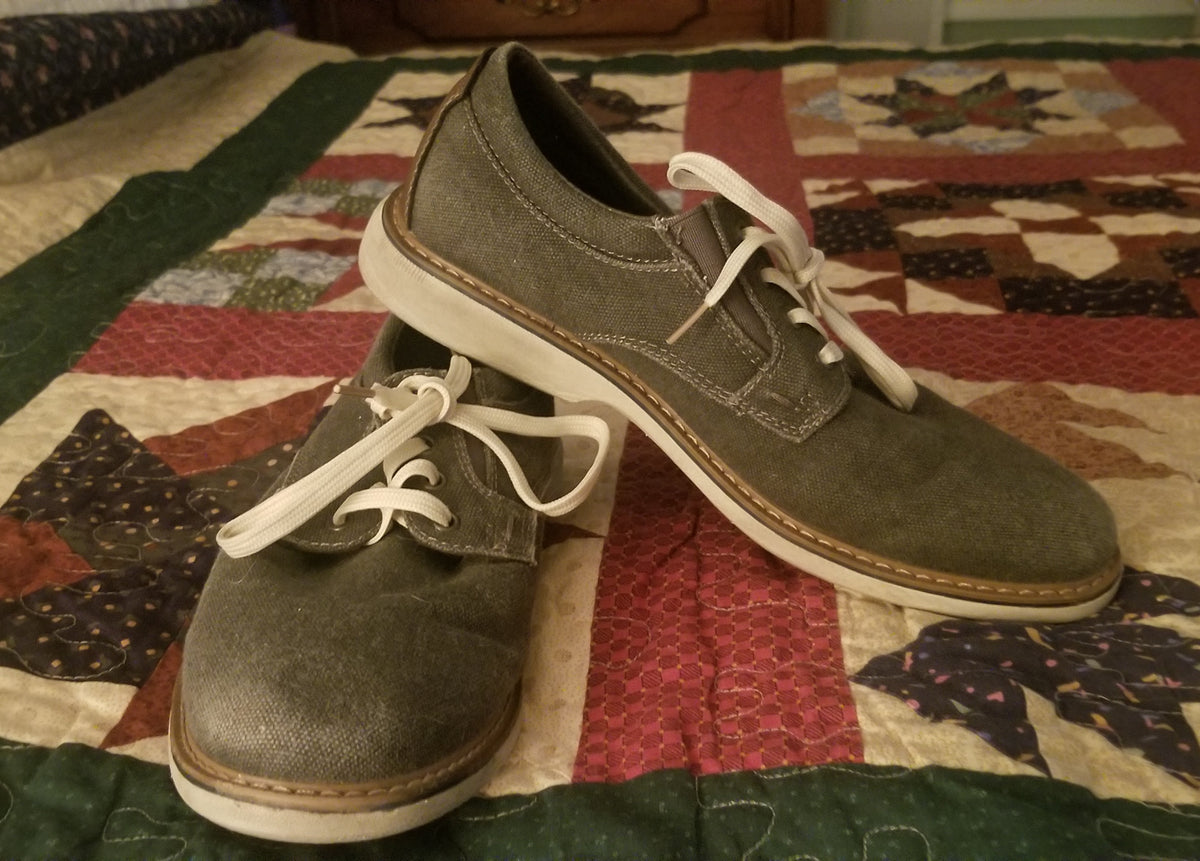 NUNN BUSH Gray Oxfords 8.5 wide, memory foam - size Shoes - Adult 8 1/2