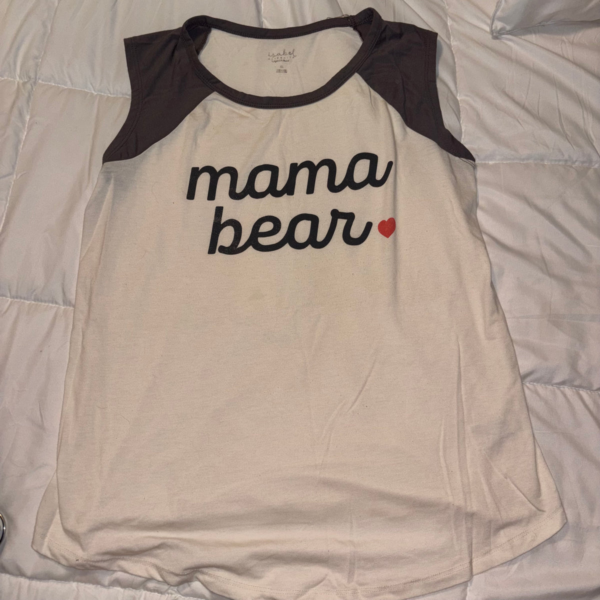 Mama Bear sleeveless Isabel maternity shirt - size Women - XL (16/18)