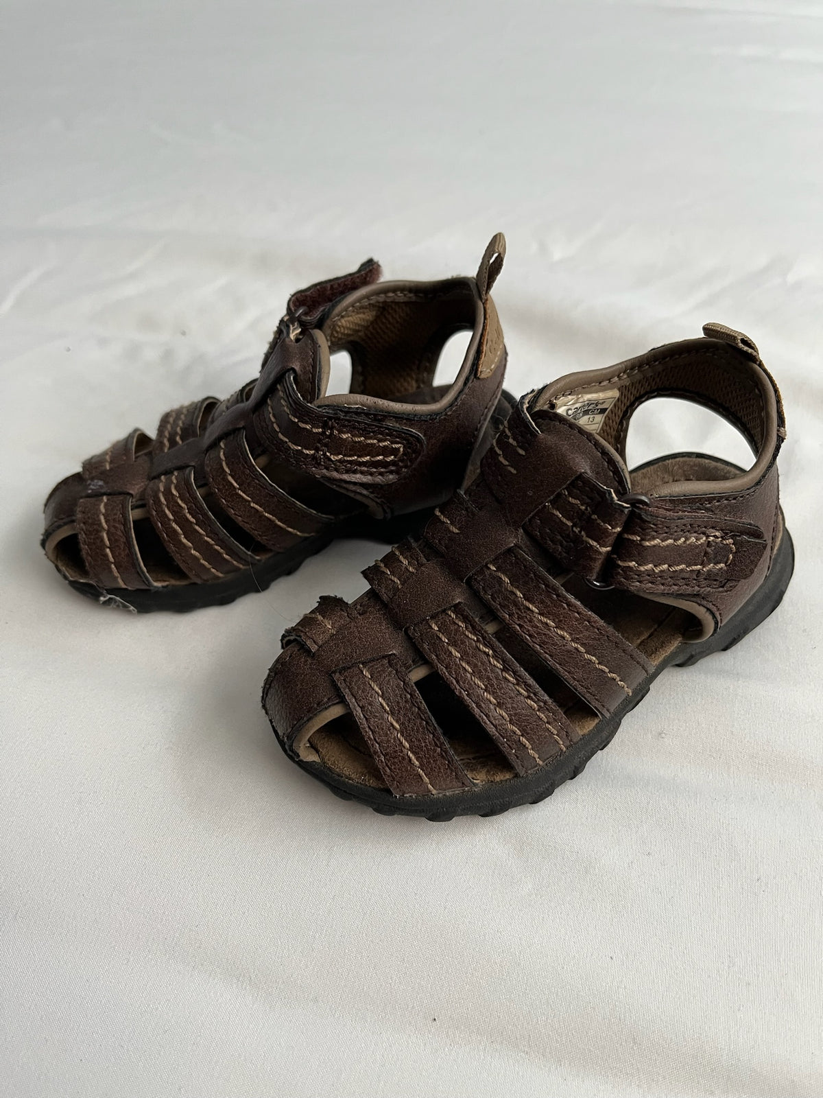 Carter's Sandals Size 6 VGUC, Brown Closed-Toe - size Shoes - Toddler 6