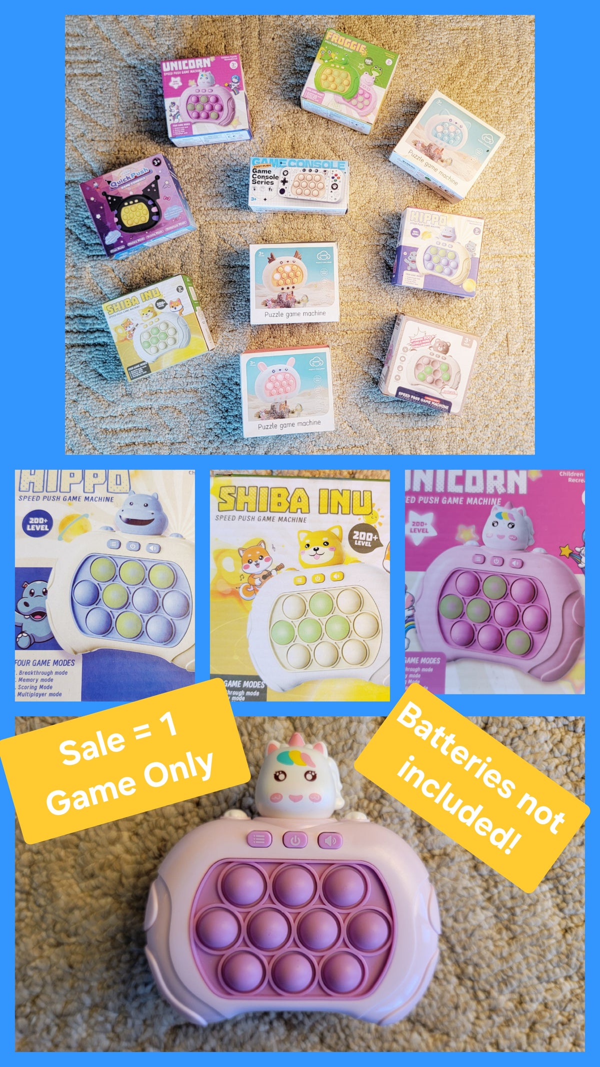 New! Popper Puzzle Game ONE GAME FOR SALE ONLY
