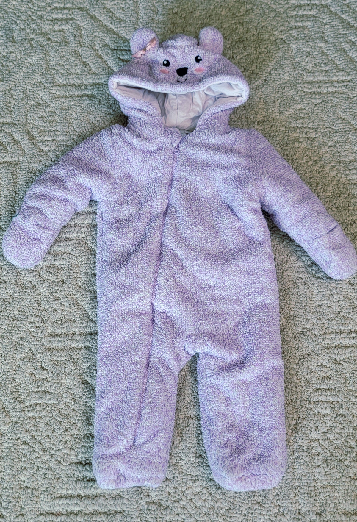 VGUC Koala Baby 9-12m Light Purple Teddy Bear - size Month - 9-12 / 12M