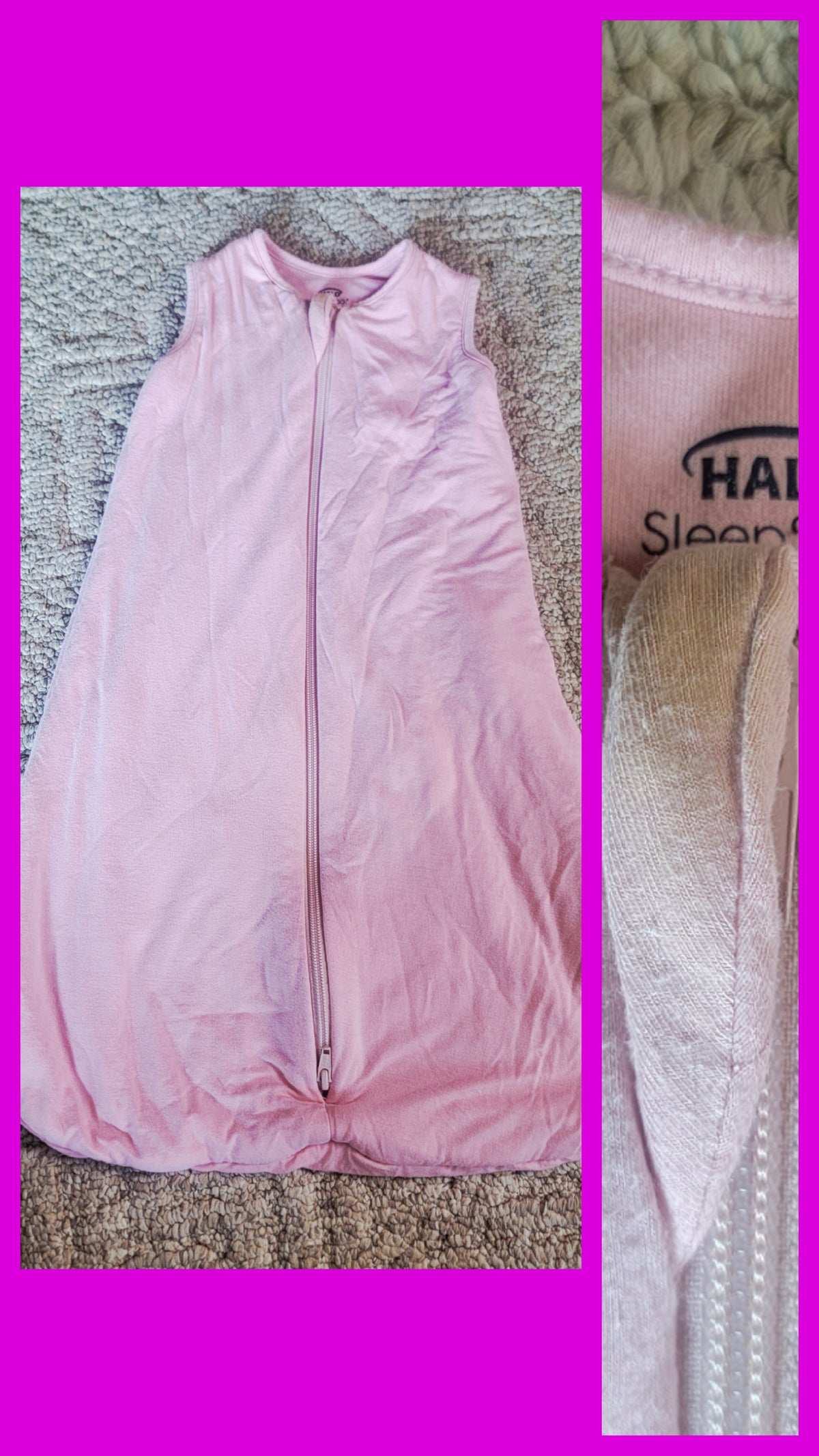 GUC Halo Sleep Sack Super Soft 0-6m - size Month - 0-6