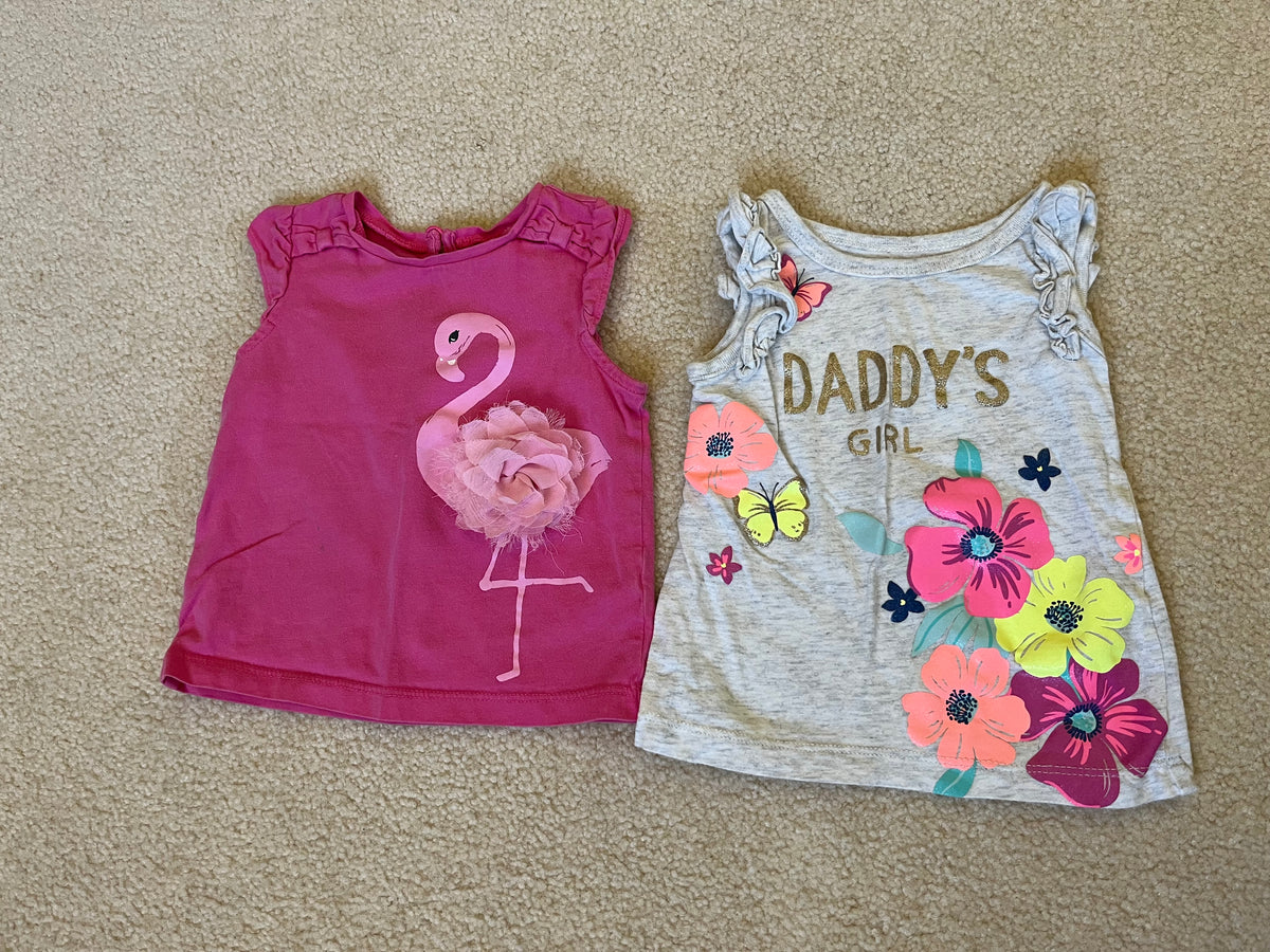 GUC Janie&Jack + Carters Sleeveless tops - size Month - 9-12 / 12M