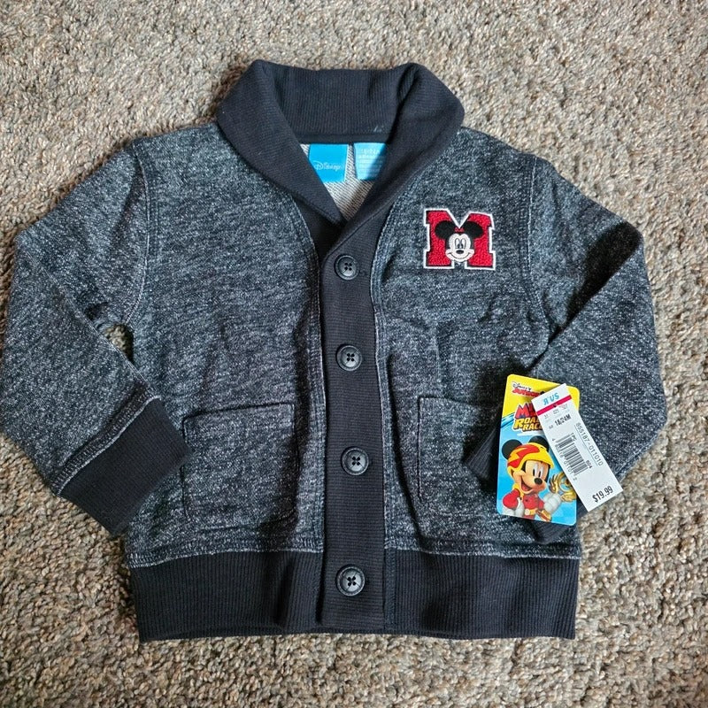 Mickey Mouse Roadster Racers Cardigan Sweater - size Month - 18-24 / 24M