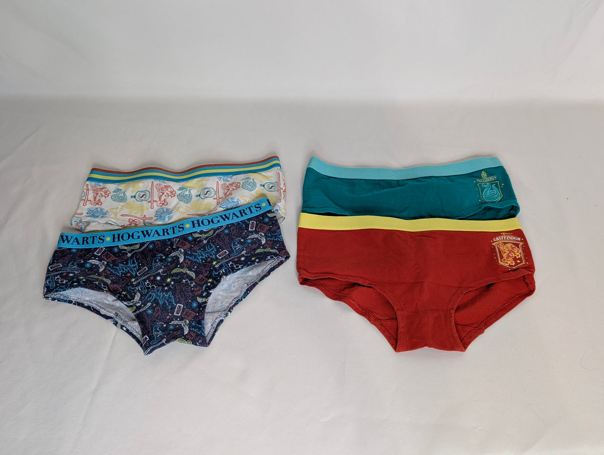 VGUC 4pr Harry Potter hipster cut briefs, - size Youth - 10 (L)