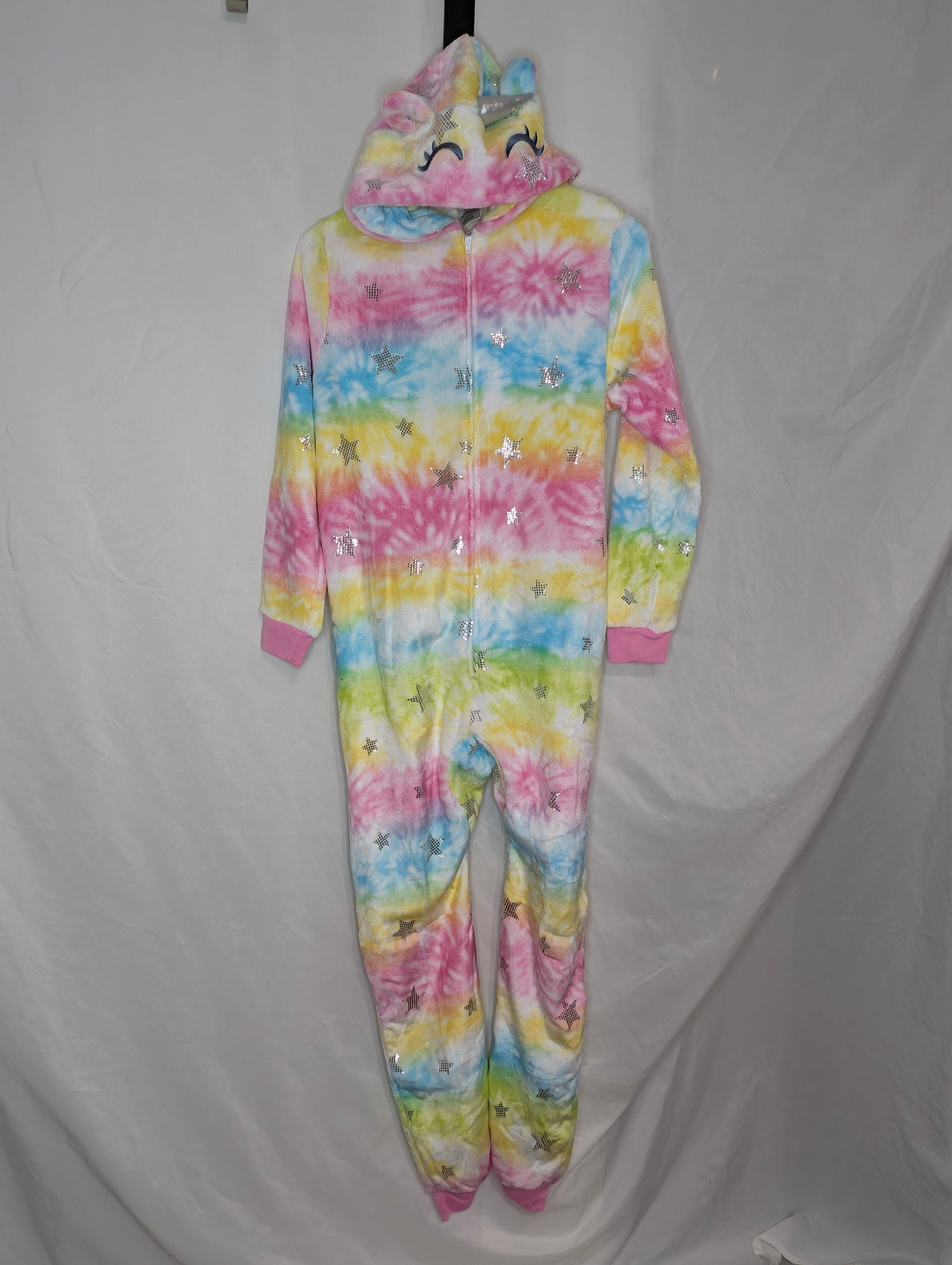 New, washed never worn, unicorn hooded onesie - size Youth - 14 (XL)