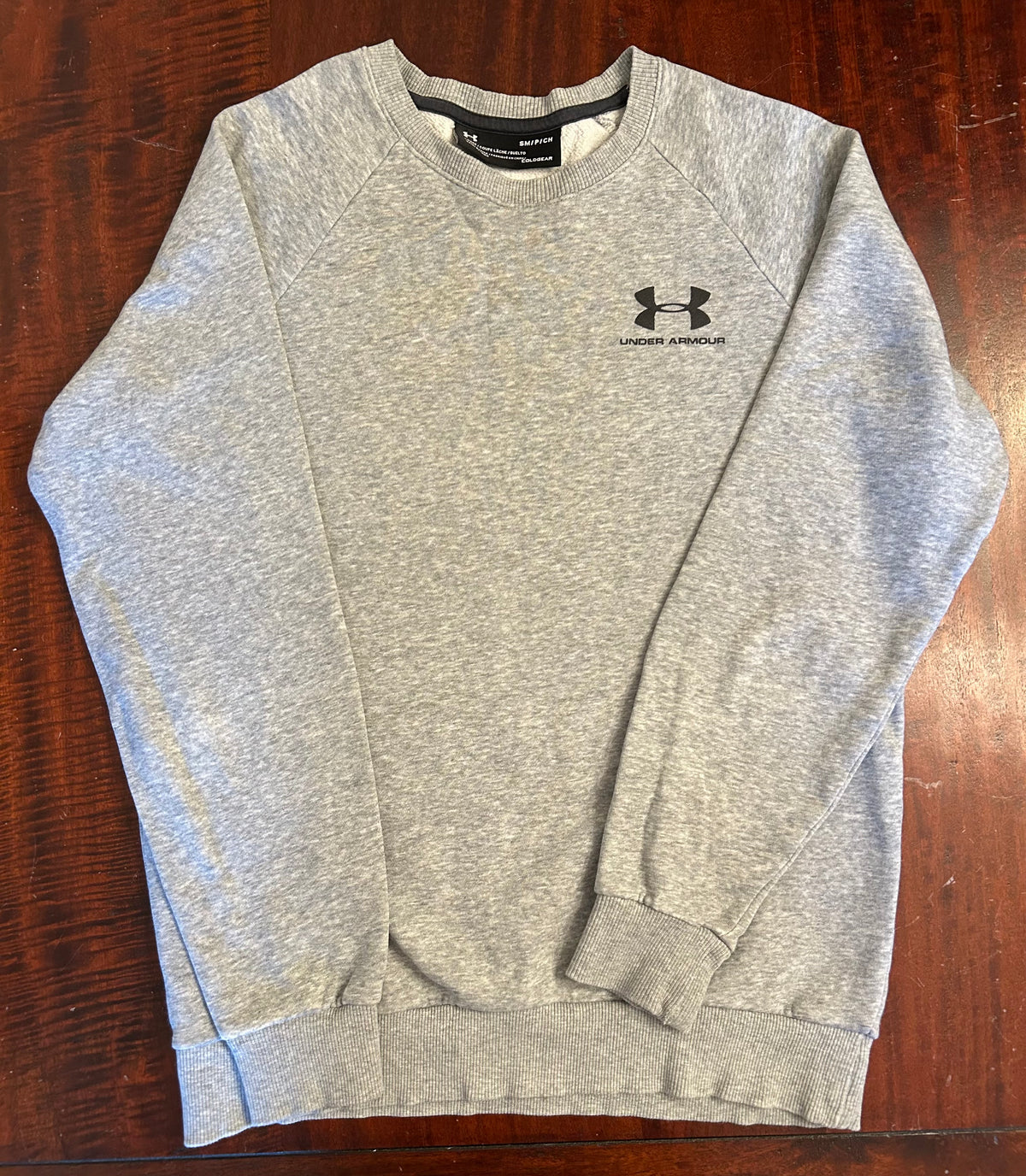 UNDERARMOR COTTON GUC SWEATSHIRT GREY - size Teen/Men - S (29-31)