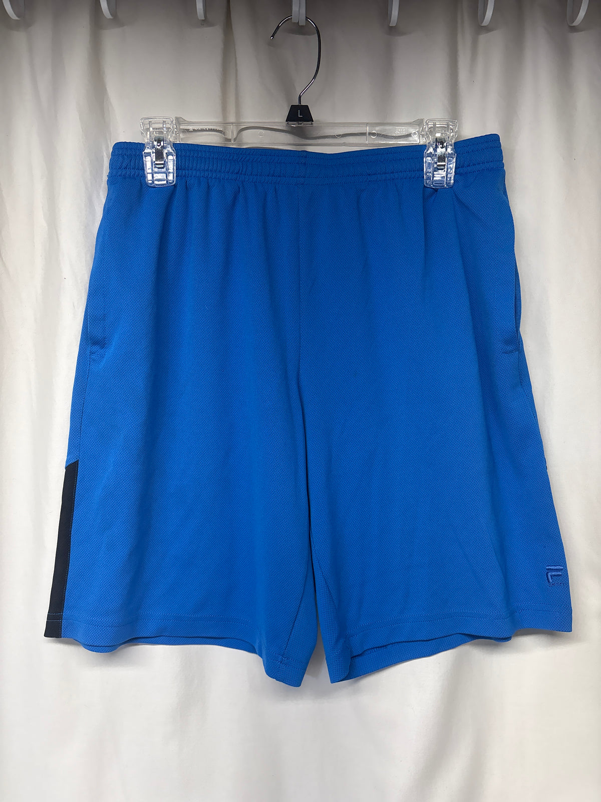 Fila Sport royal blue basketball shorts black - size Teen/Men - M (32-34)