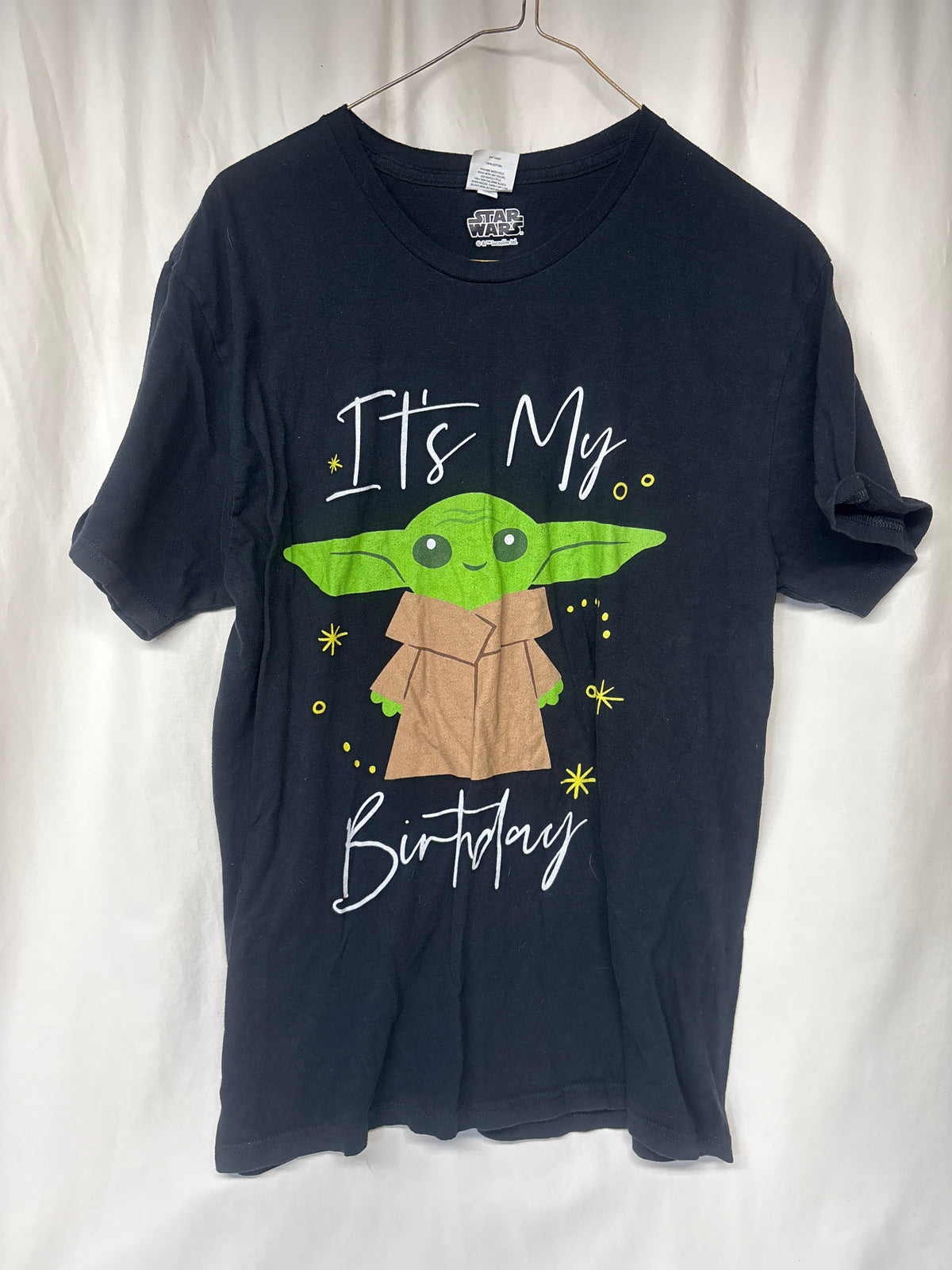 Disney Star Wars Grogu Baby Yoda It's My B-day - size Teen/Men - L (36-38)