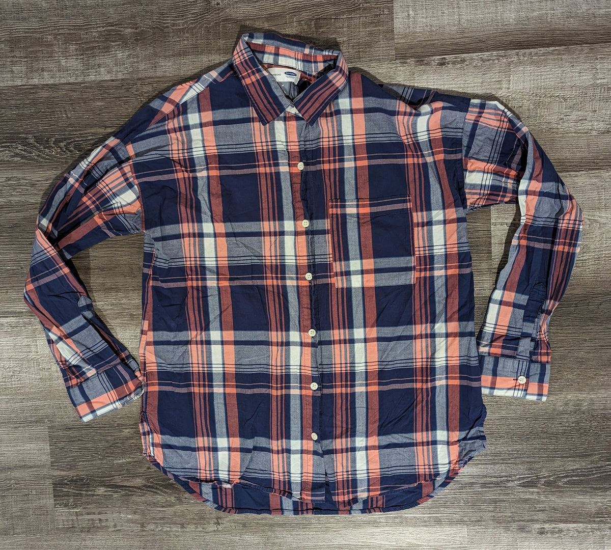Old Navy boyfriend cotto button shirt VGUC - size Junior - M (7/9)
