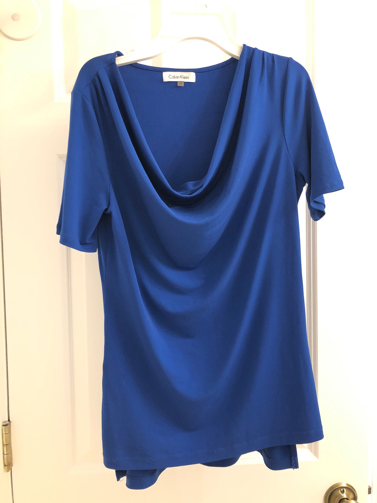Calvin Klein cute tee Short sleeve. Blue - size Women - XS (0/2)
