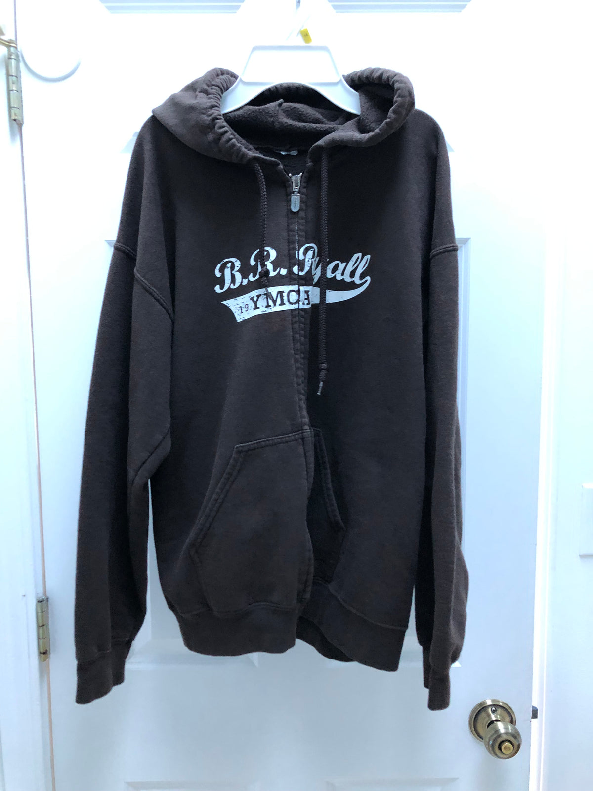 B R Ryall hoodie Brown warm Sweatshirt - size Women - S (4/6)