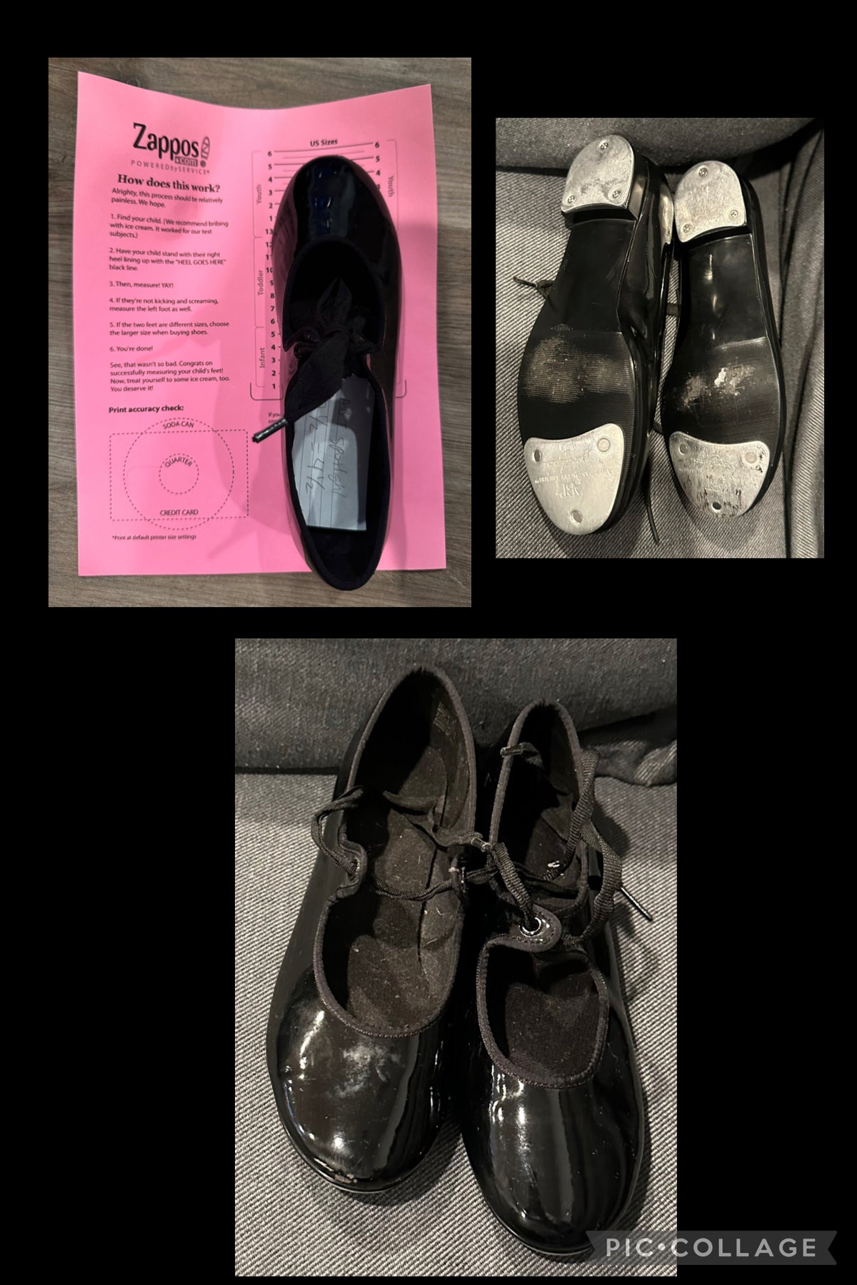 ABT spotlight tap shoes VGUC- EUC - size Shoes - Kids 4 1/2