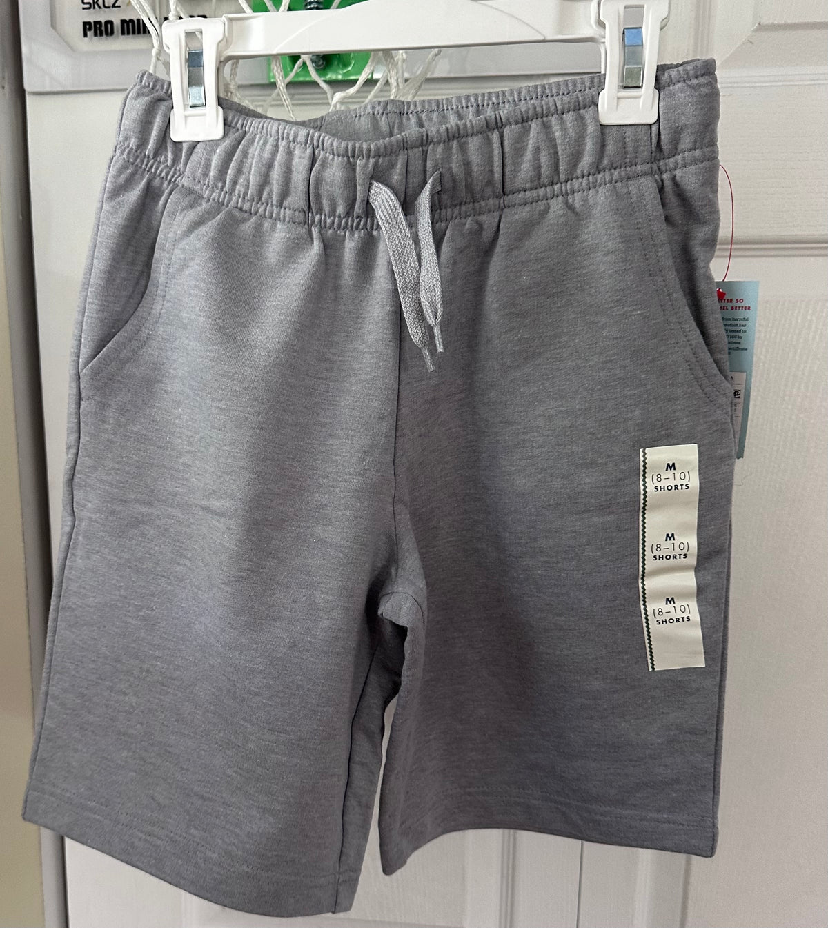 8/10 New gray shorts Cat & Jack cotton/poly - size Youth - 8 (M)