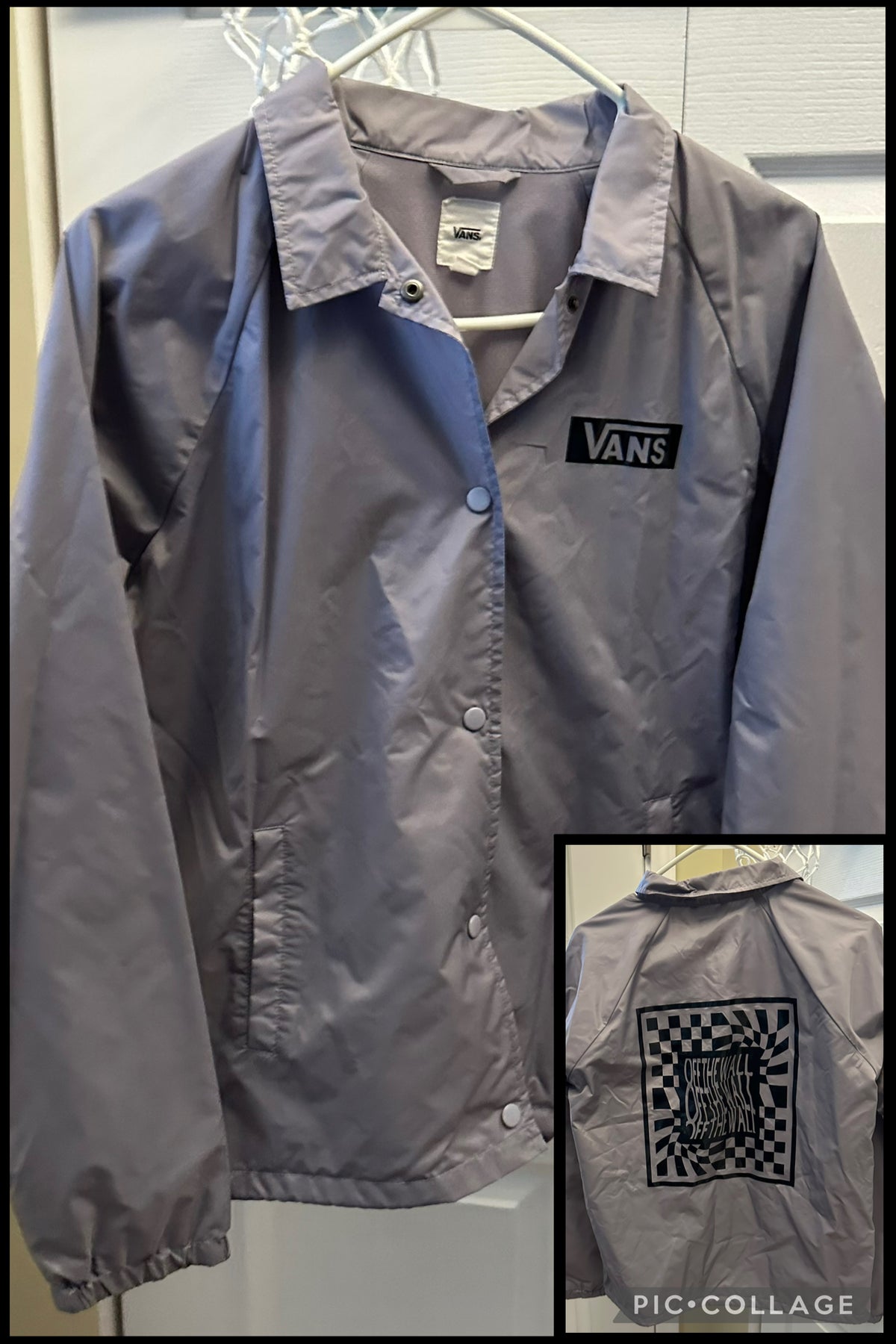 EUC Vans Jacket Tagged M fits middle - size Youth - 12 (L)