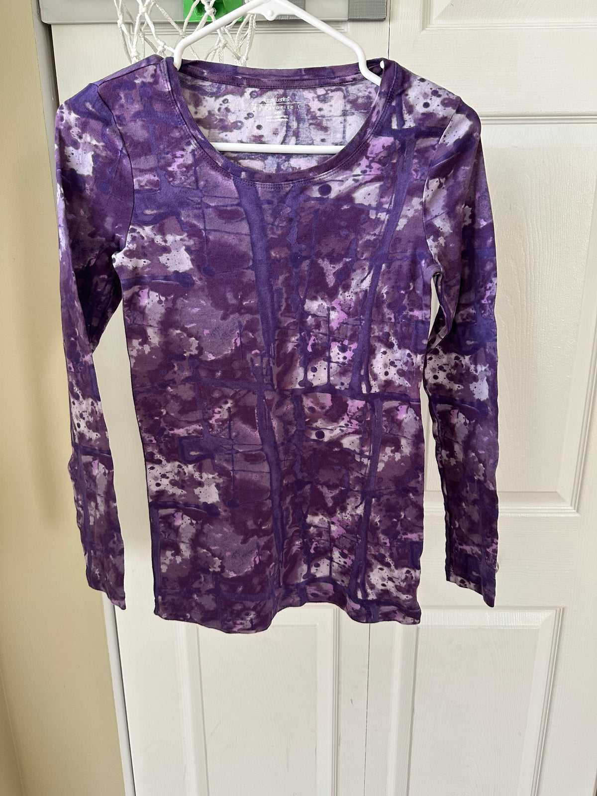 Daisy Fuentes top Purple splatter - size Women - S (4/6)