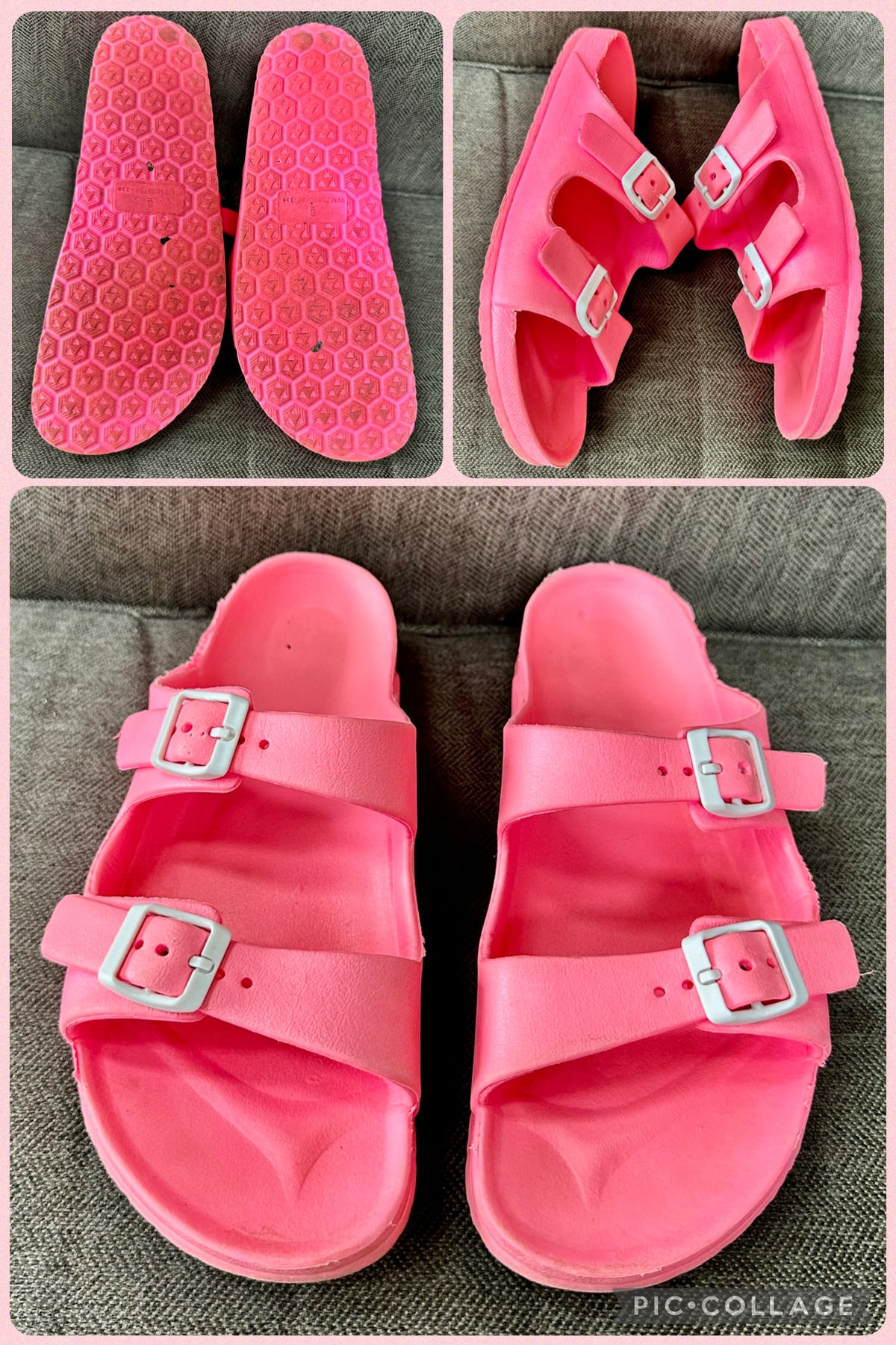 Tagged 6 /fit 6-8+ Slightly neon pink VGUC - size Shoes - Adult 6