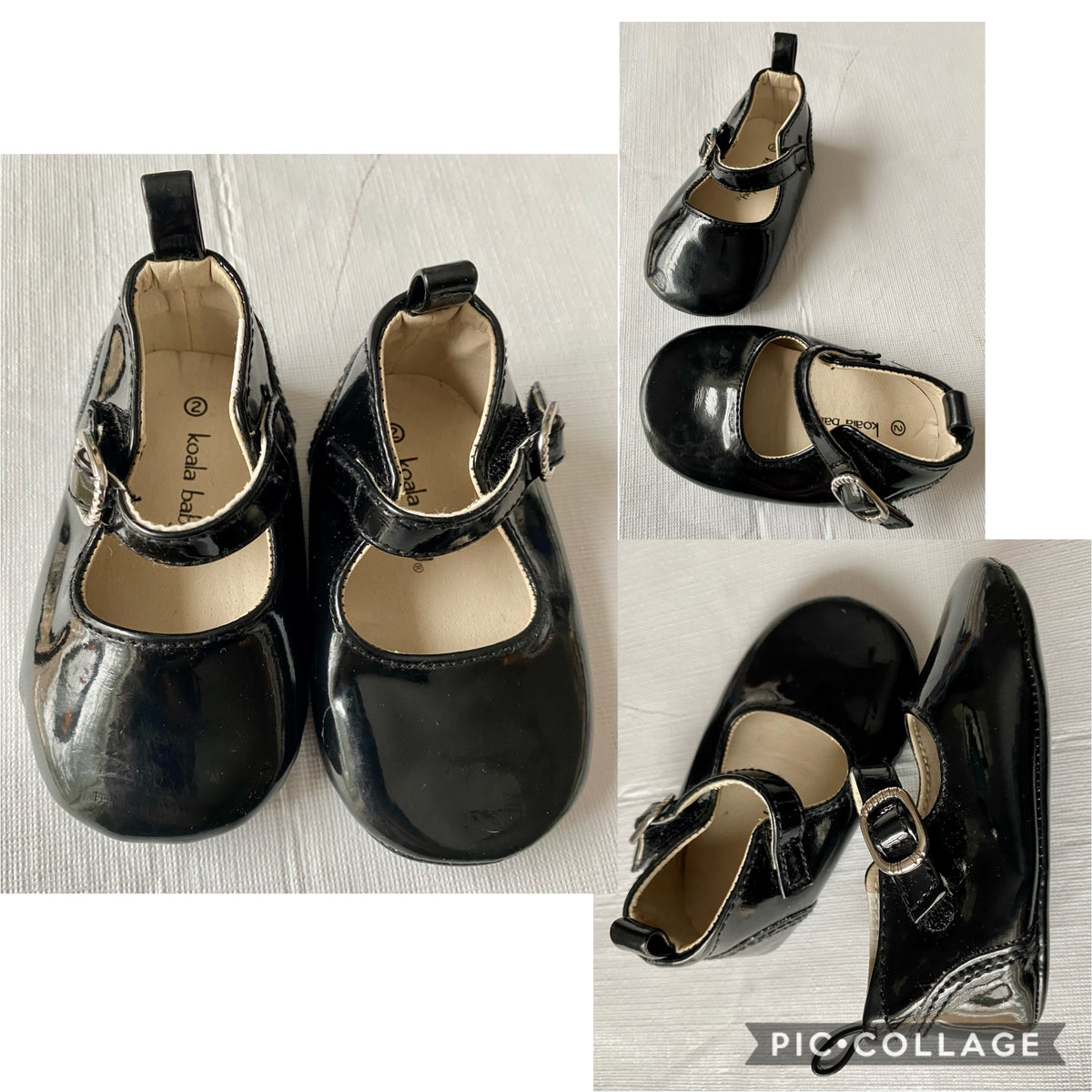 Koala Baby black patent NEW- cute dress shoes! - size Shoes - Baby 2 / 3-6 mo