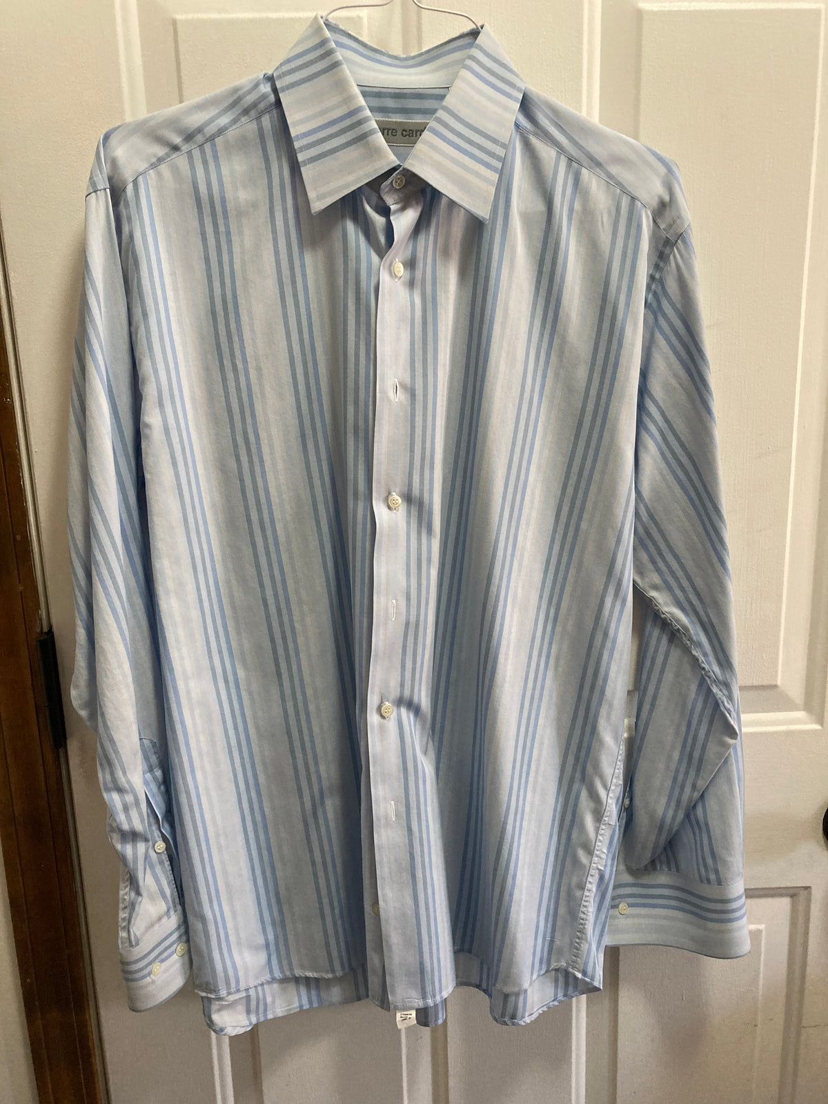 EC Men's dress shirt Pierre Cardin (France) - size Teen/Men - L (36-38)