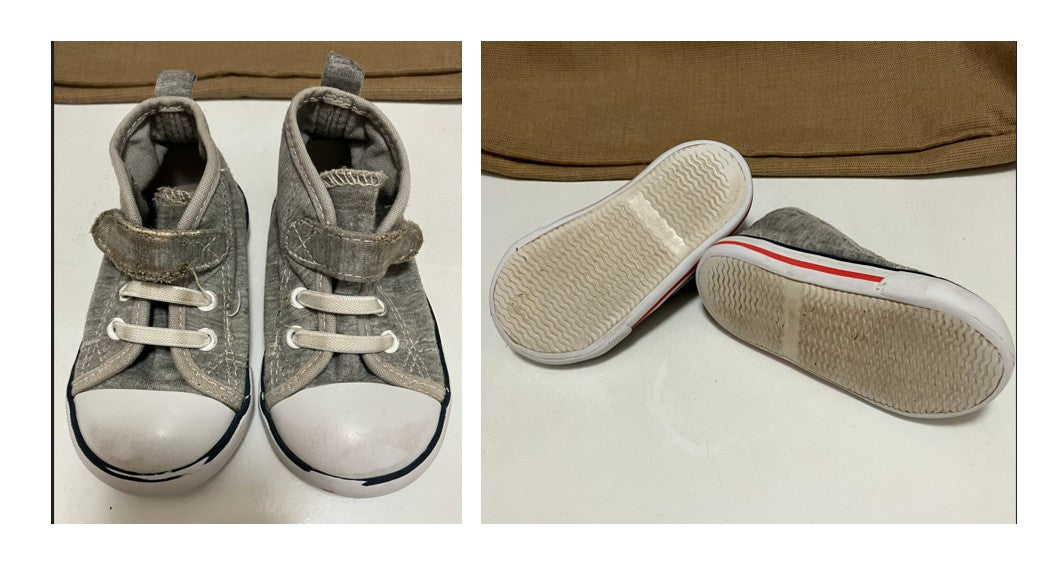 PC Gray high tops Childrens Place - size Shoes - Toddler 6