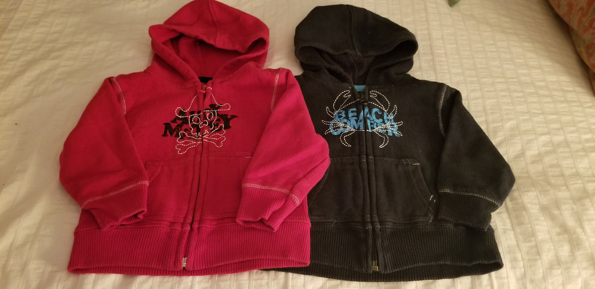Old Navy Twn Sweatshirts Red & Navy Sz 6-12 mo - size Month - 6-12