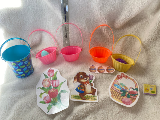 Random Easter decoration Egg holders etc