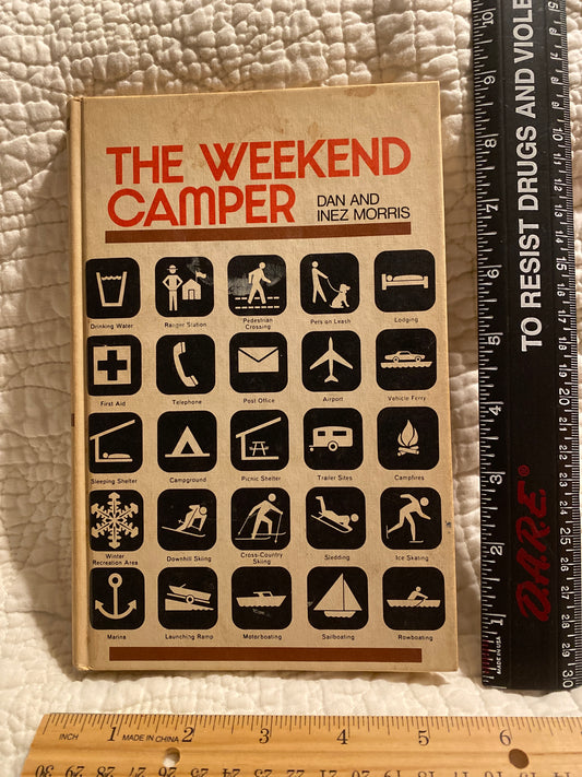 Vintage 1973 The Weekend Camper Hardcover book