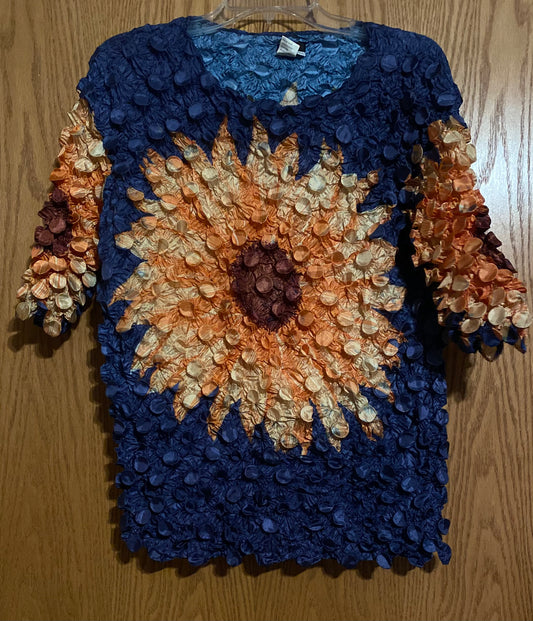 UBU vintage ruffled Expanding shirt bright - size Women - M (8/10)