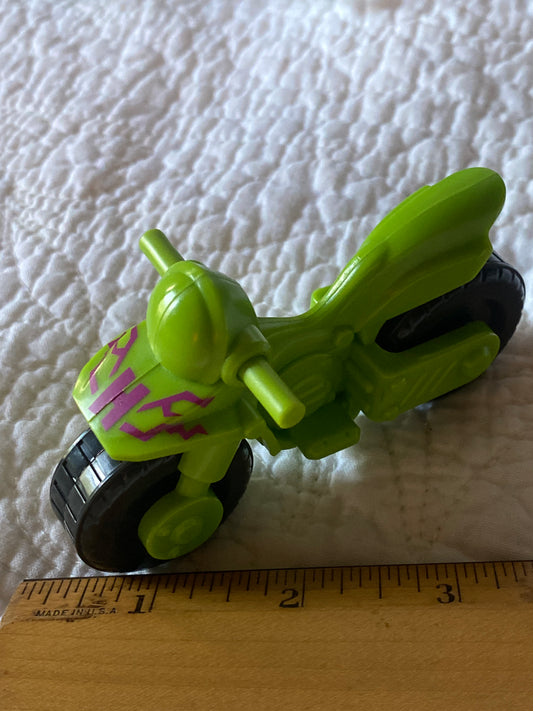 Playskool incredible Hulk green motorcycle